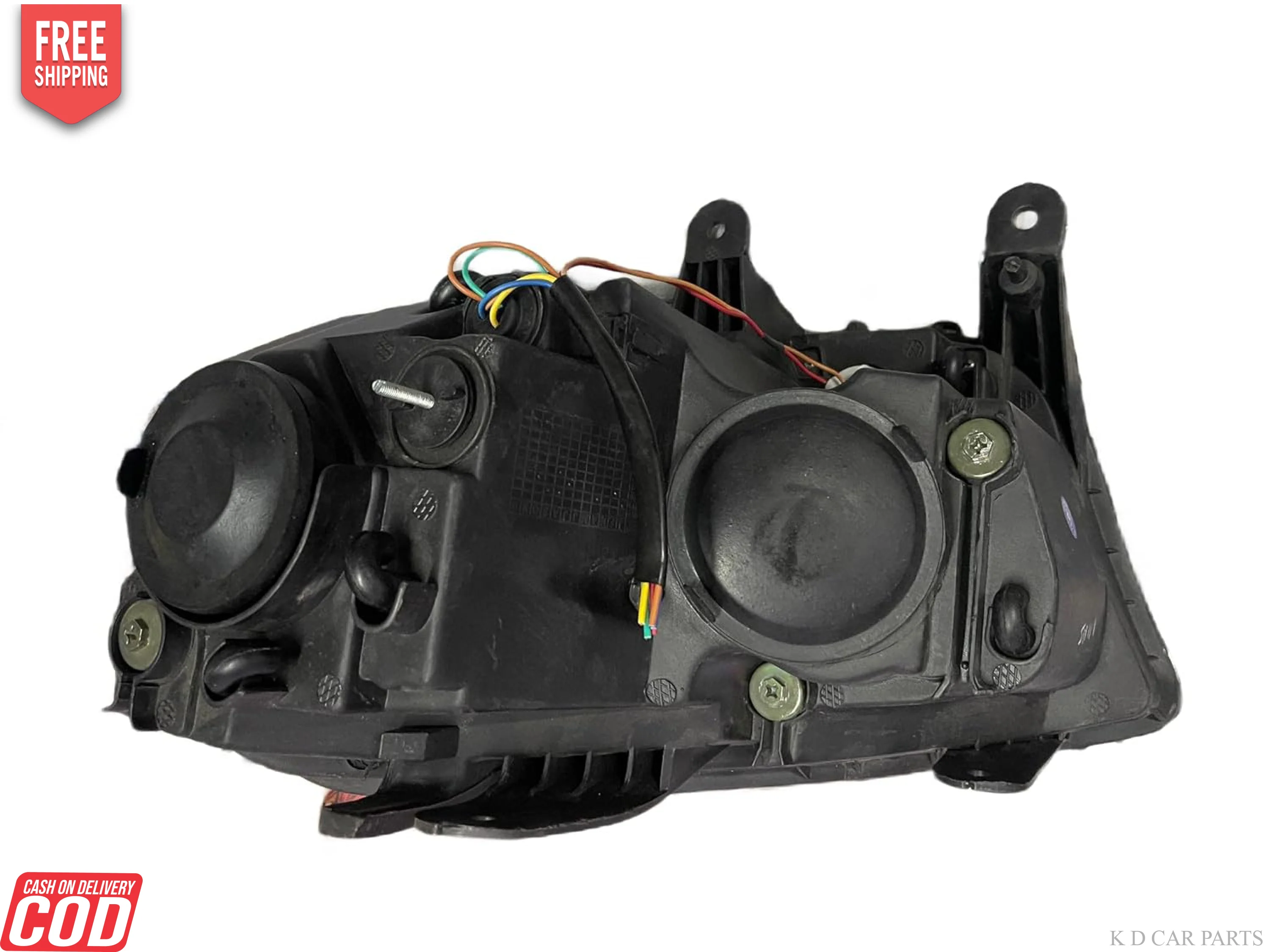 K D Headlight for Mahindra Scorpio (WHITE) 2014-NOW (NO PROJECTOR) ( WITHOUT ADJUSTABLE MOTOR) - Image 6