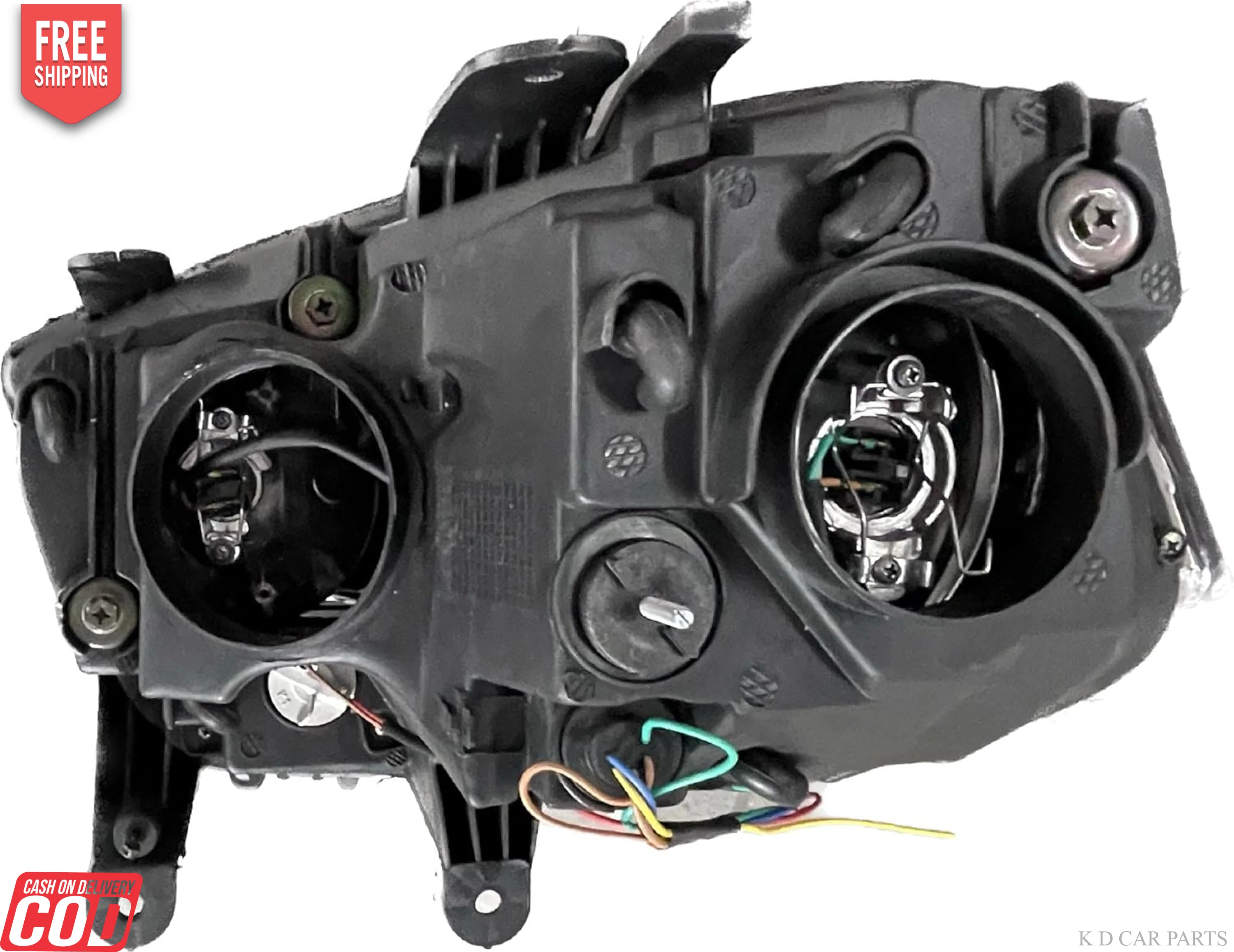 K D Headlight for Mahindra Scorpio S2/S10/S11/ S9/ S12/ S7 (All S Variants) Without Projector | Halogen - Image 3