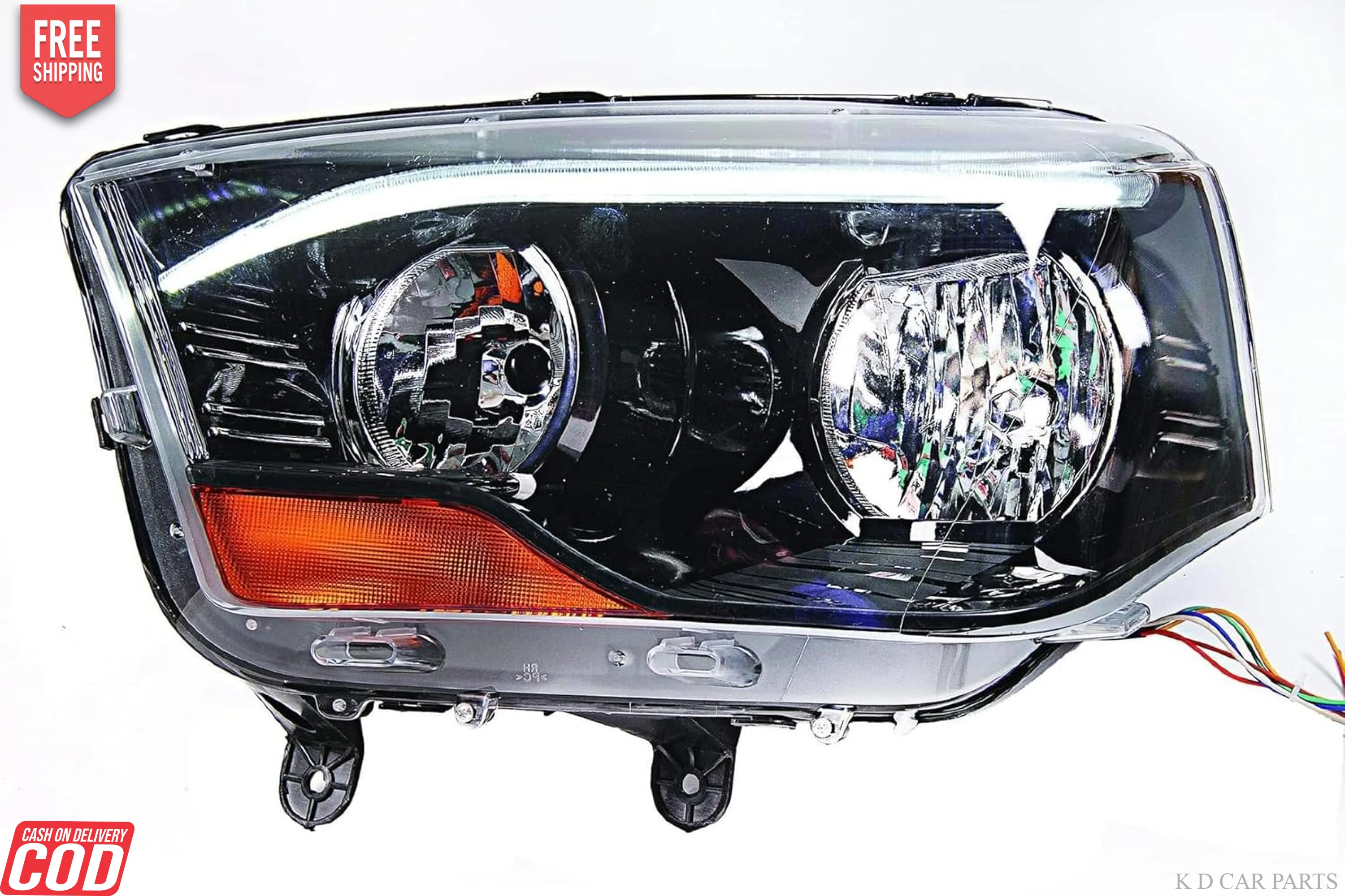 K D Headlight for Mahindra Scorpio S2/S10/S11/ S9/ S12/ S7 (All S Variants) Without Projector | Halogen - Image 7