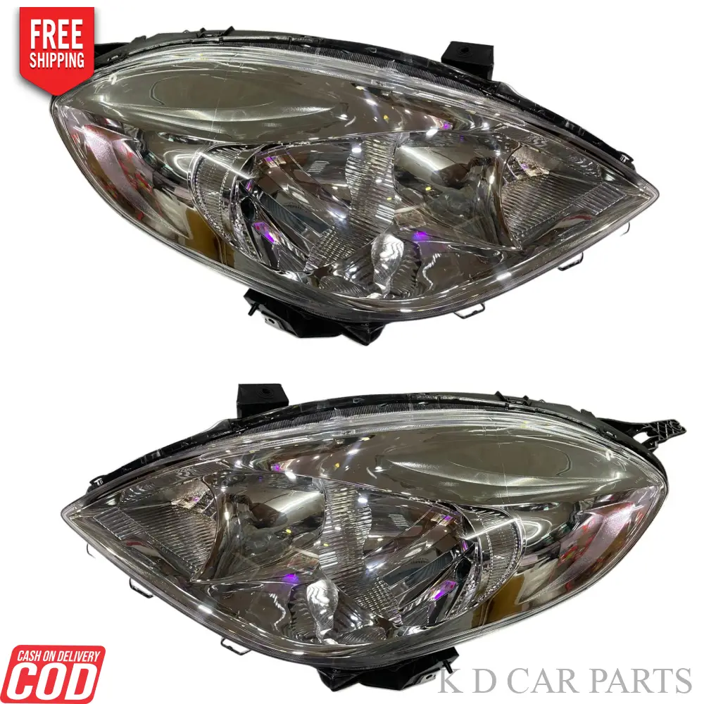 K D Headlight for Nissan Sunny 2011-2014 ( WITHOUT ADJUSTABLE MOTOR)