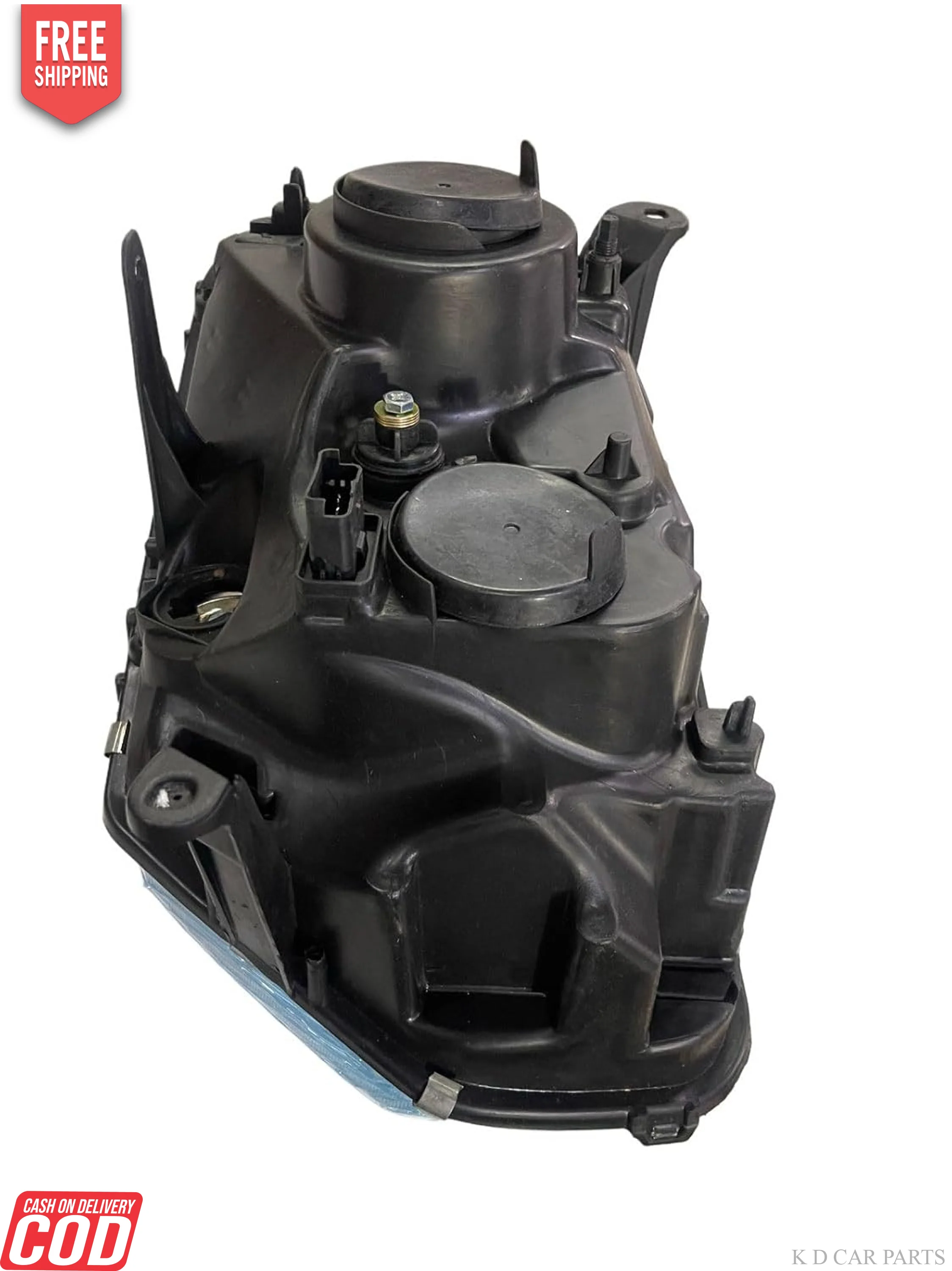K D Headlight for Renault Duster 110 BLACK  BIG BRACKET TYPE 2 - Image 5