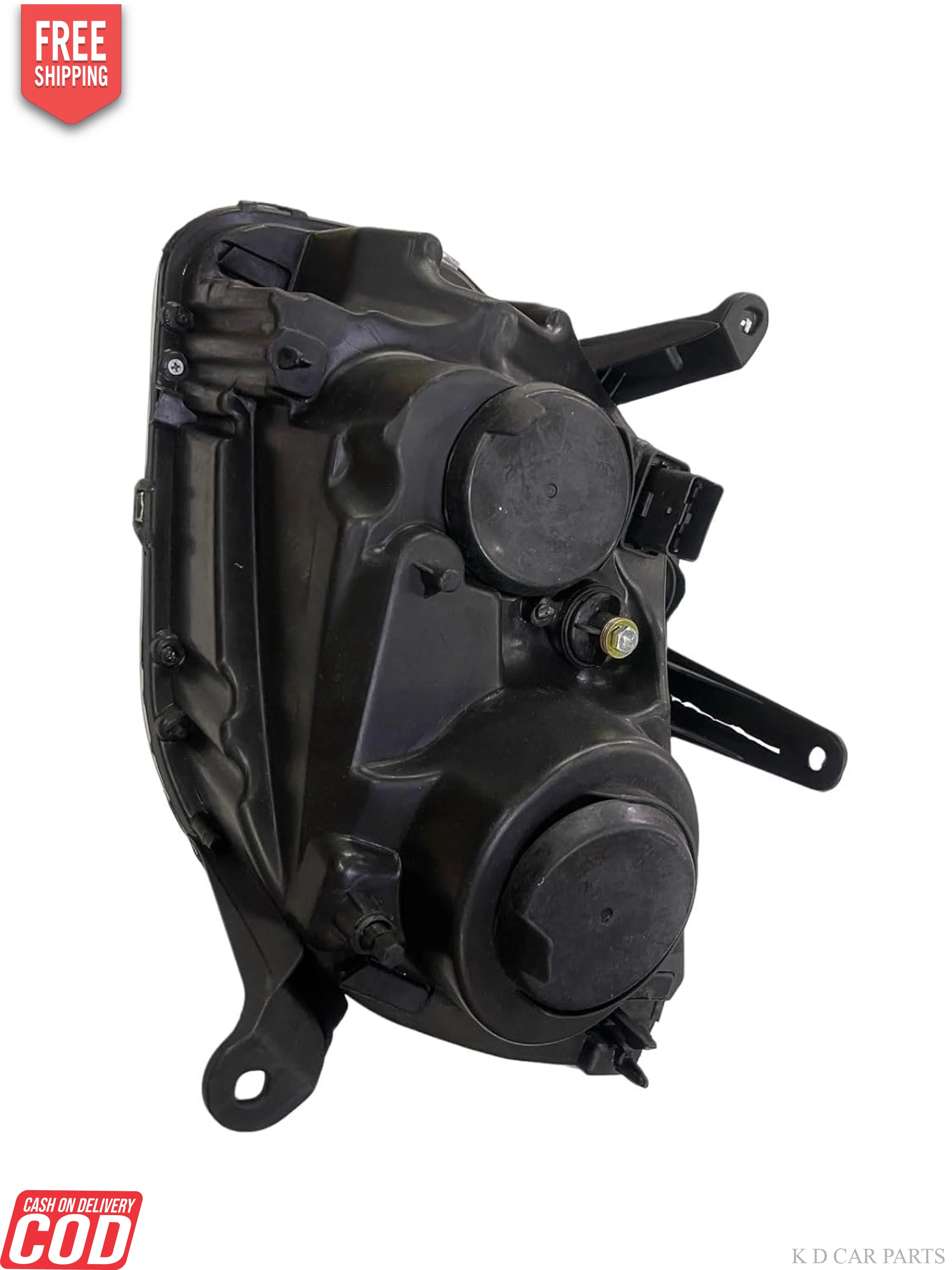 K D Headlight for Renault Duster 110 BLACK  BIG BRACKET TYPE 2 - Image 6