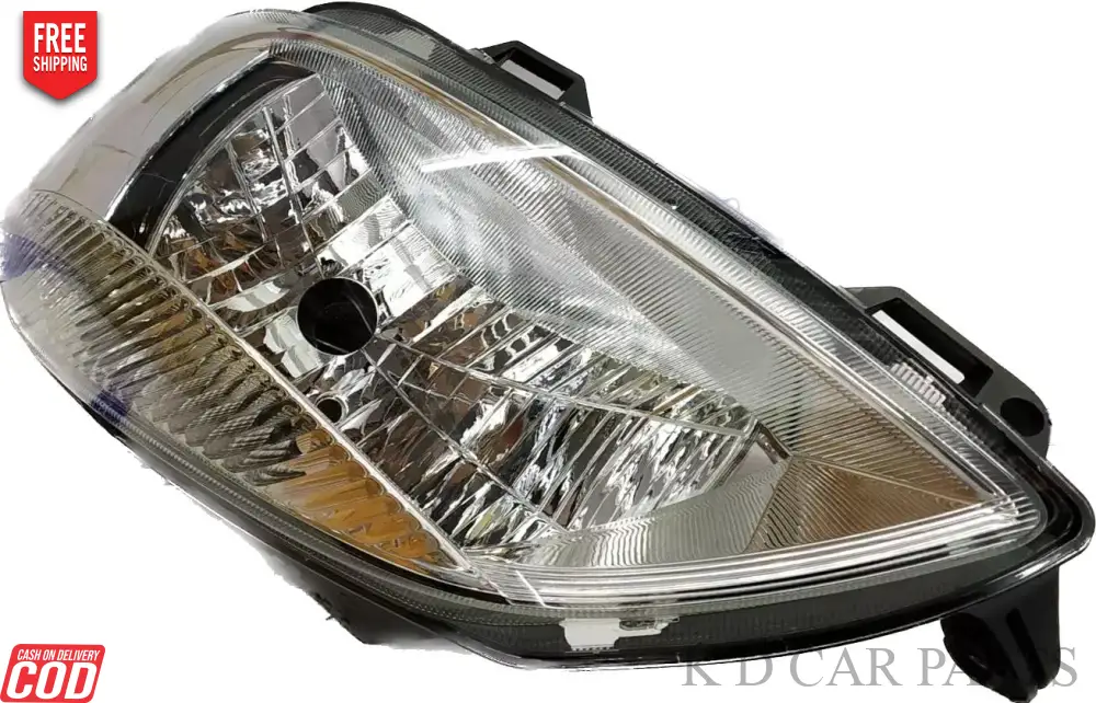 K D Headlight For Skoda RAPID 2011-2014/ FABIA 2010-2013  ( WITHOUT ADJUSTABLE MOTOR)