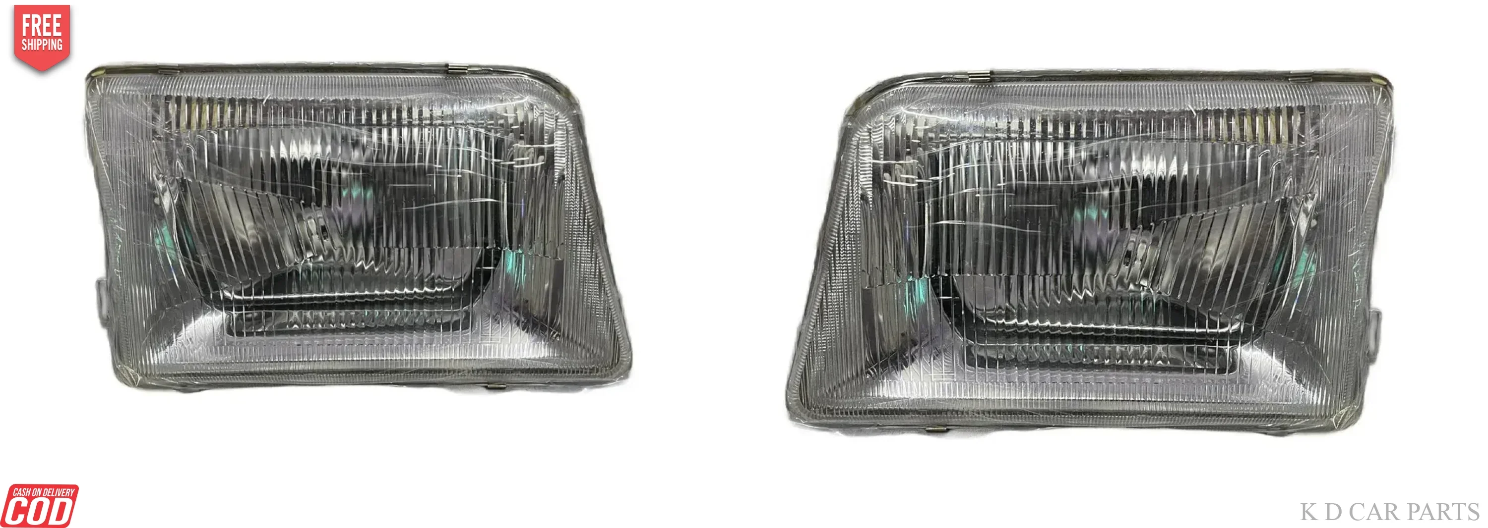 K D Headlight for Tata 207 DI 2002-2004 ( WITHOUT ADJUSTABLE MOTOR)