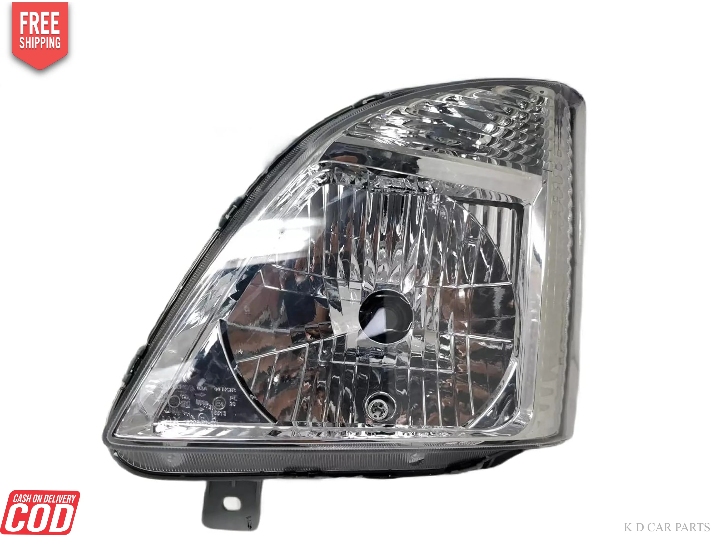 K D Headlight for Tata SUPER ACE 2009-NOW/VENTURE 2011-2017 ( WITHOUT ADJUSTABLE MOTOR) - Image 6
