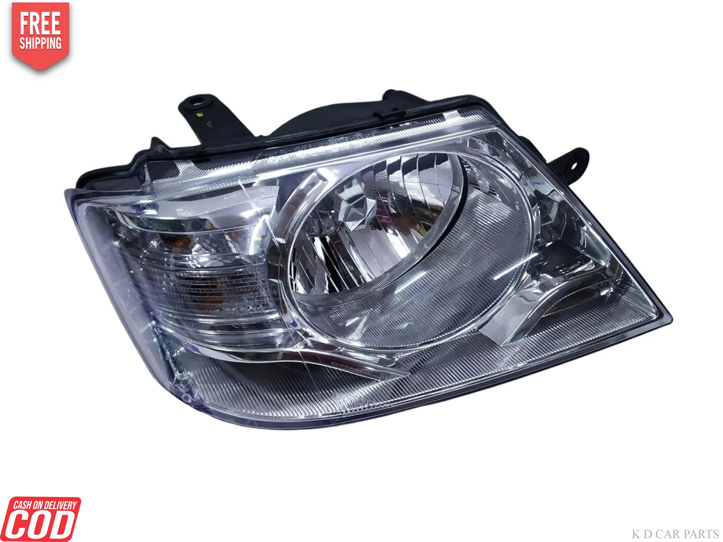 K D Headlight for Tata Yodha/XENON (2008-2017) Without Adjustable Motor - Image 2