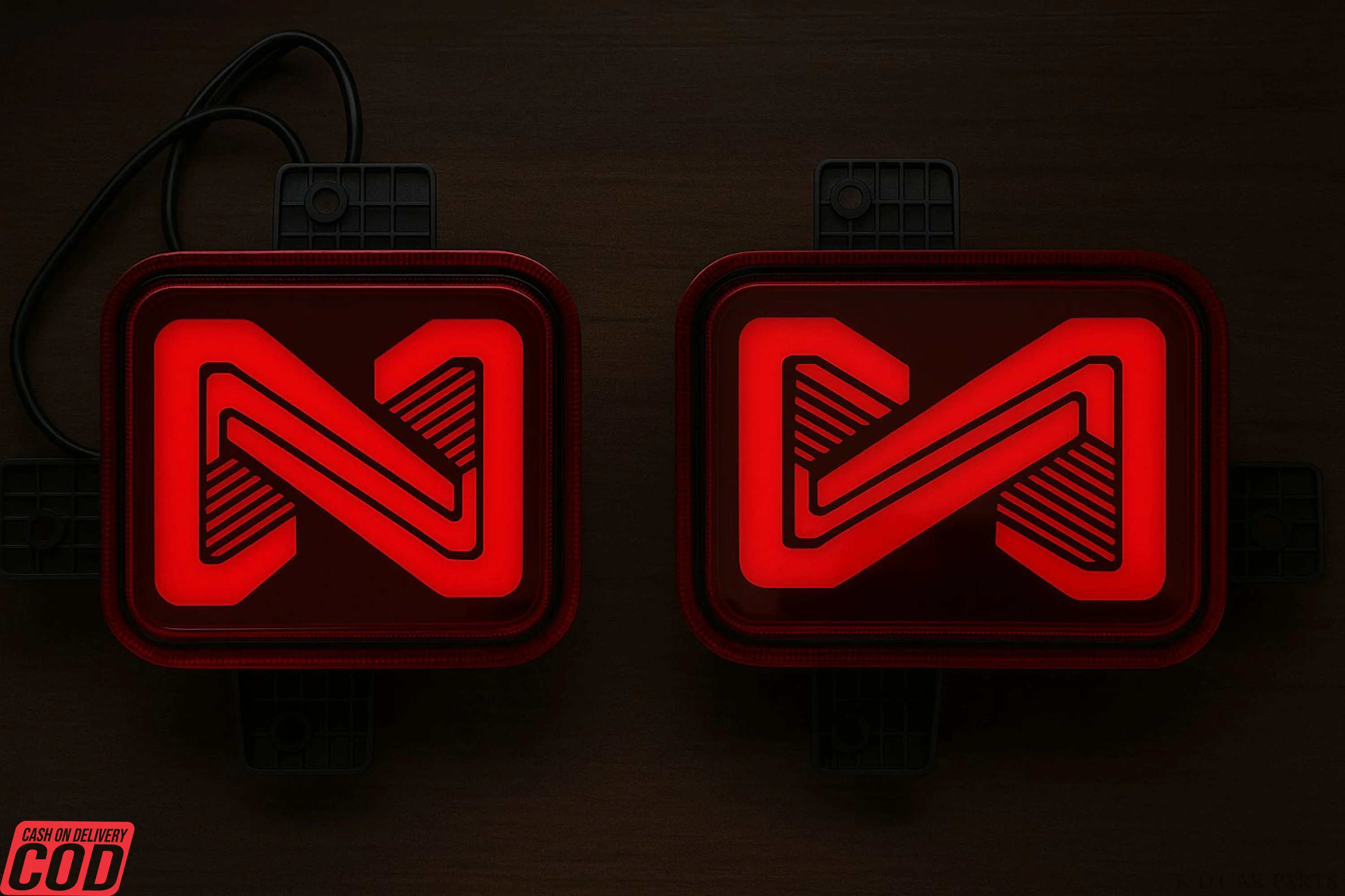 K D LED Bumper Reflector Lights for Mahindra Thar 2020-NOW - Image 2