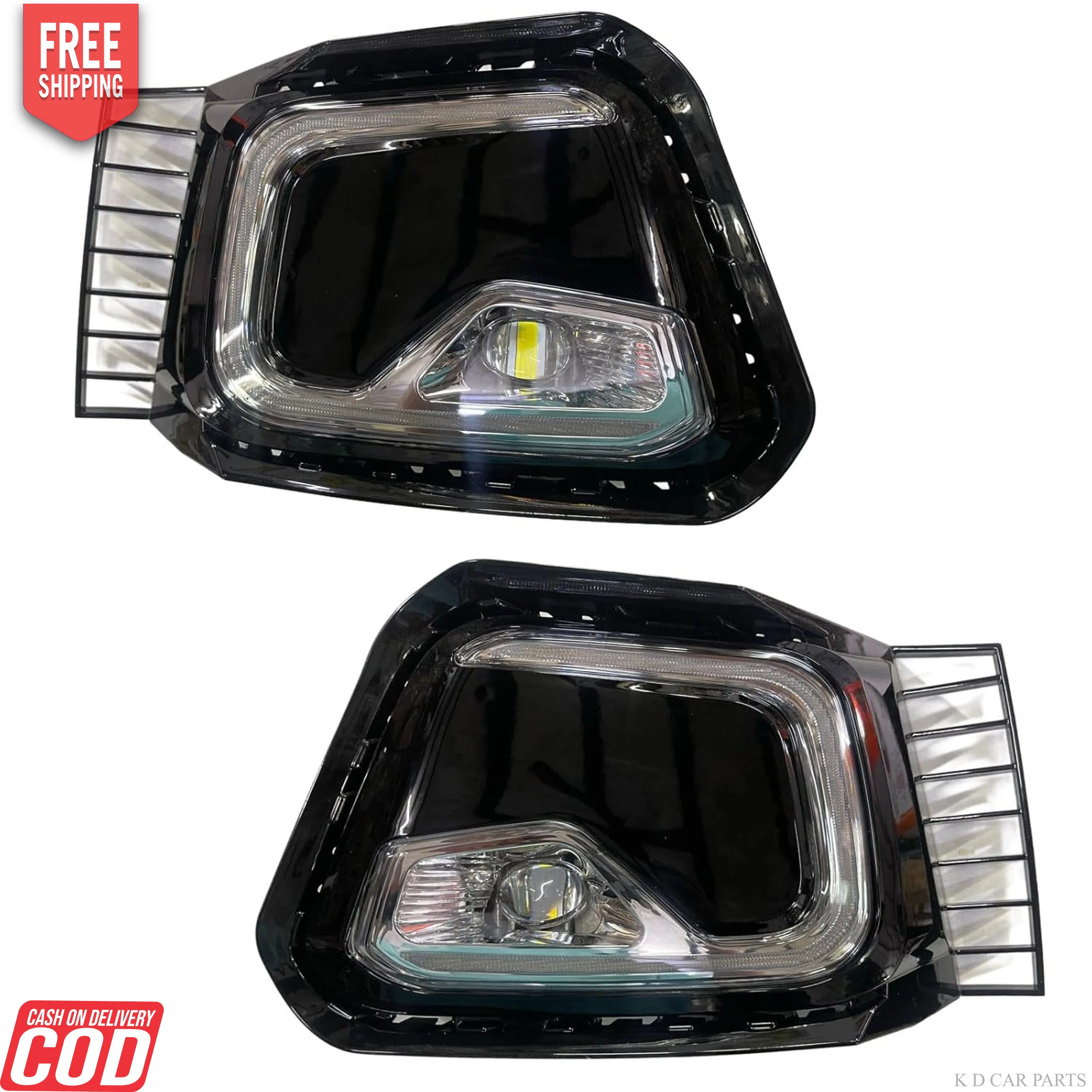 K D LED DRL Fog Lamp  for Mahindra Scorpio N 2022-Onwards - Image 2