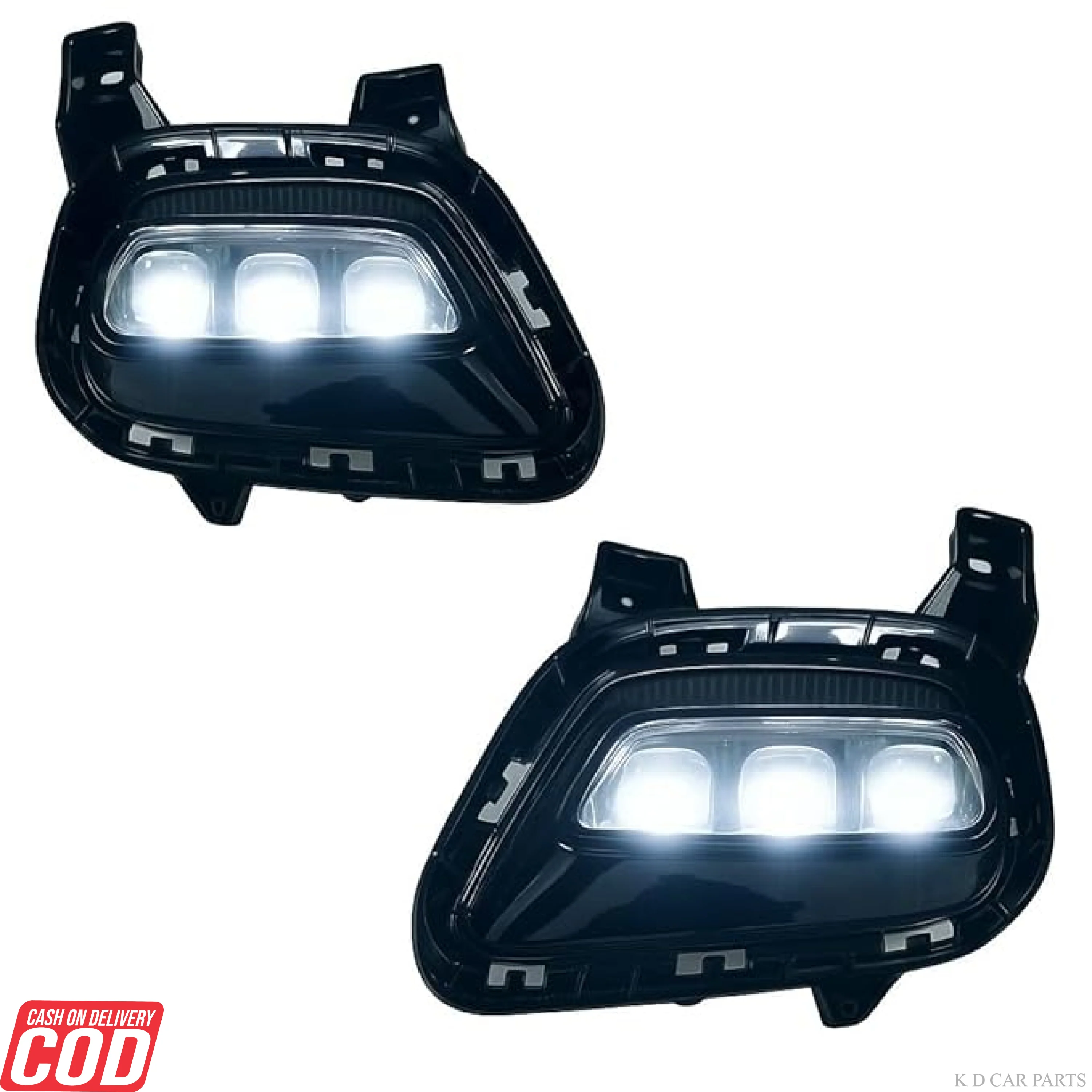 K D LED Fog Lamp  For KIA Sonet With Complete Kit  2020-2022