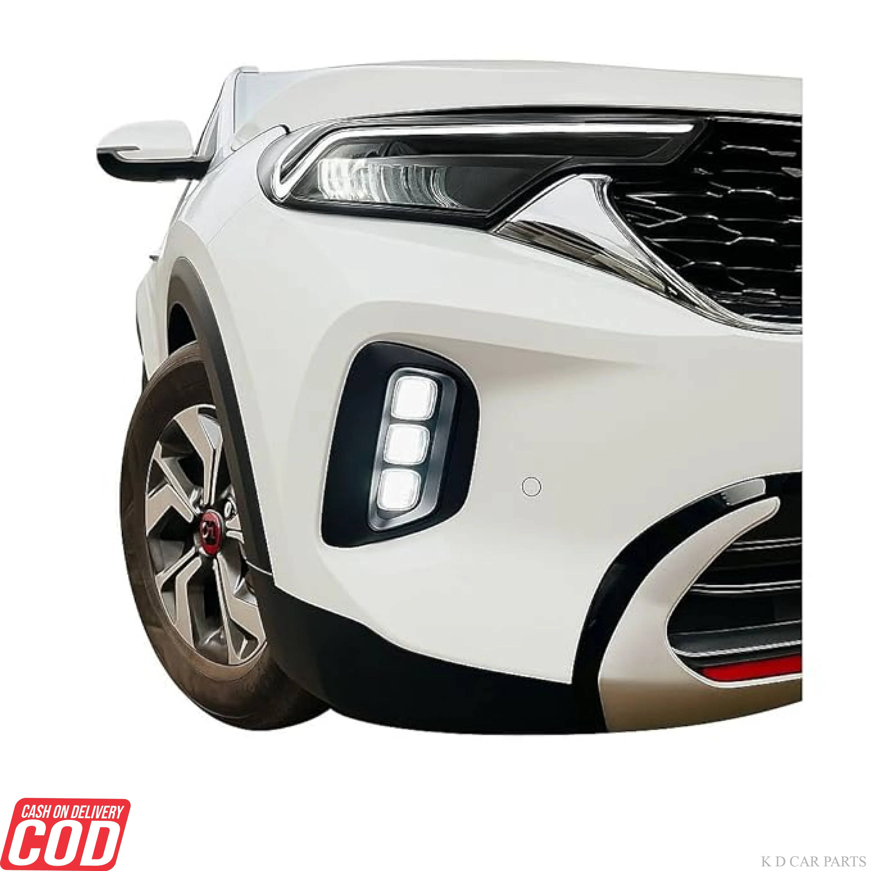 K D LED Fog Lamp  For KIA Sonet With Complete Kit  2020-2022 - Image 2