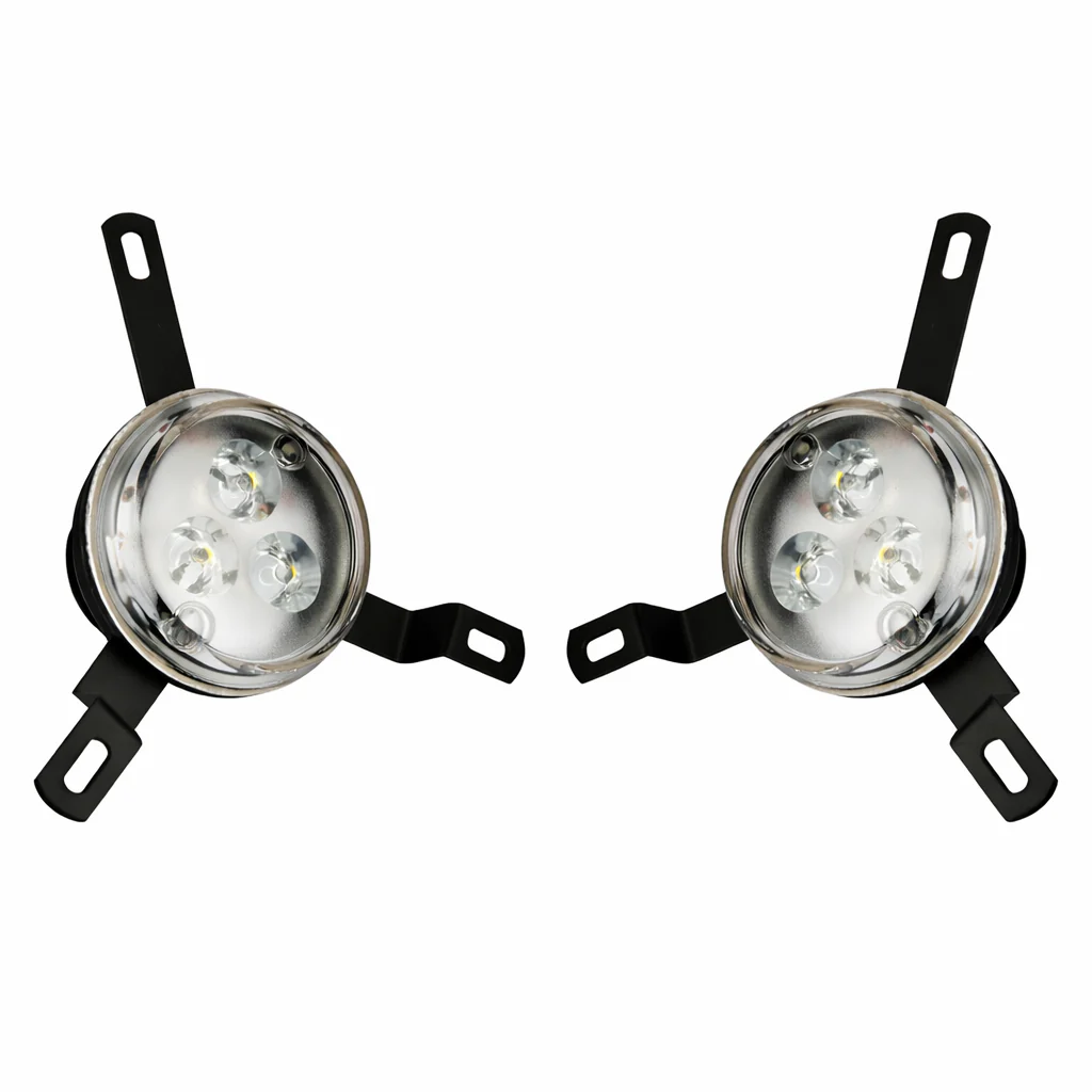 K D LED Fog Lamp Set For Mahindra New Tavera 2011-2013 (Pair)
