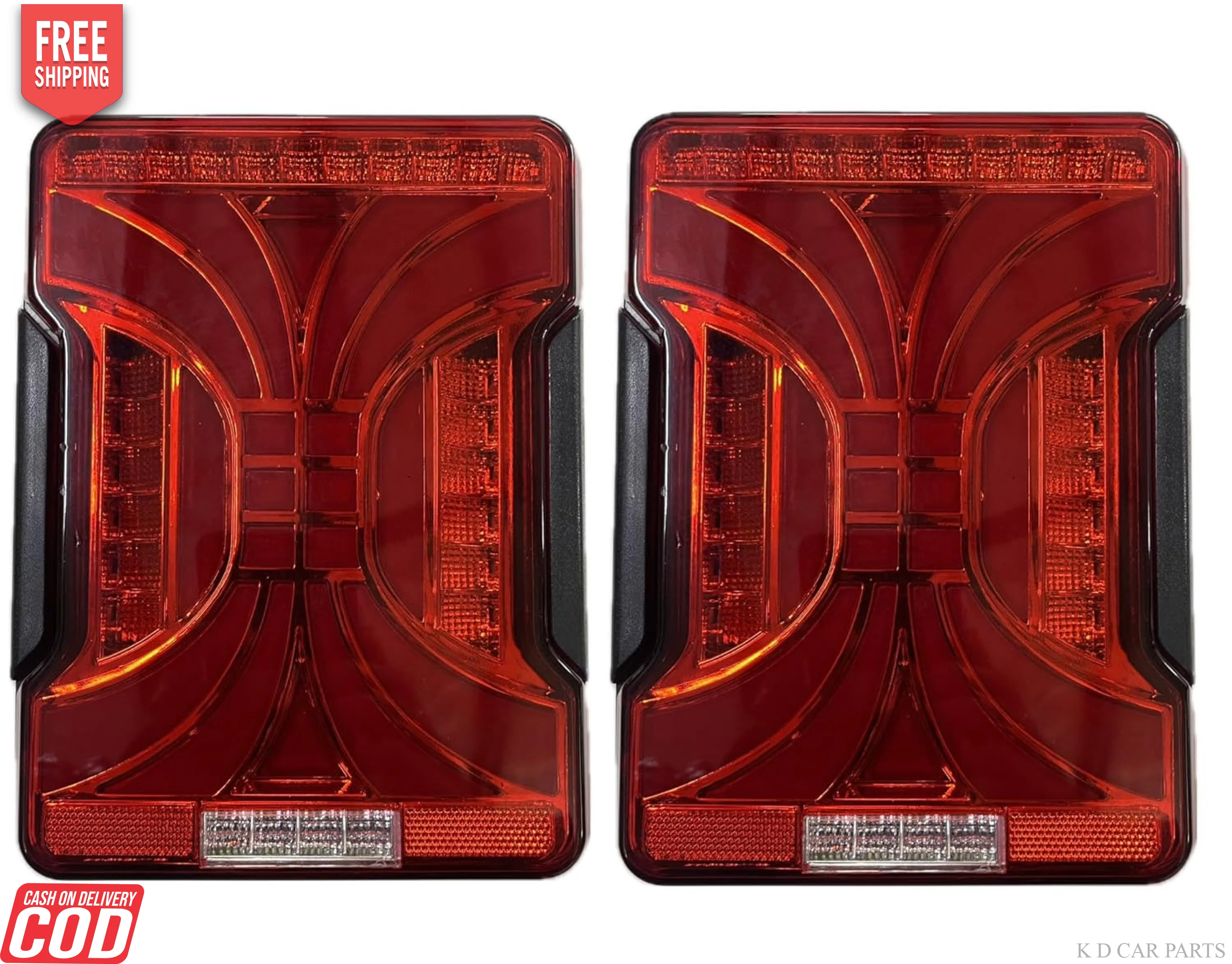 K D LED Taillight/Back Light For Mahindra THAR PAIR 2020-NOW - Image 3