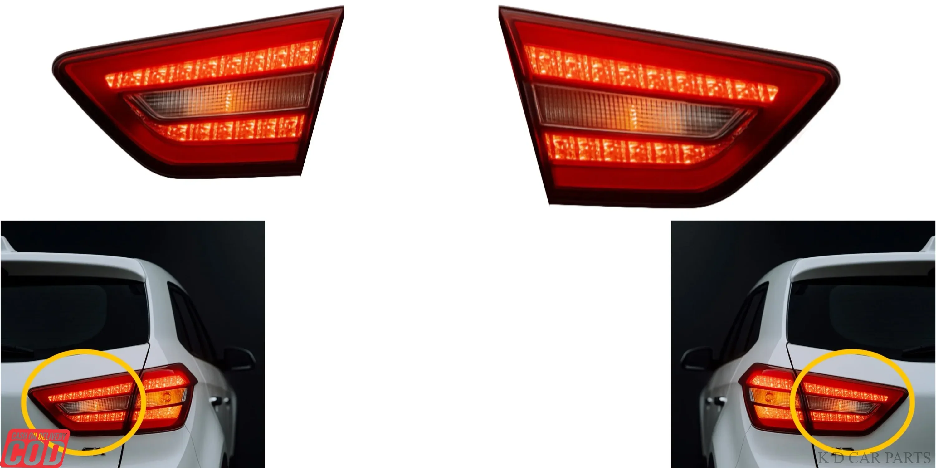 K D LED Taillight/Dicky light assembly For Hyundai Creta 2015-2018