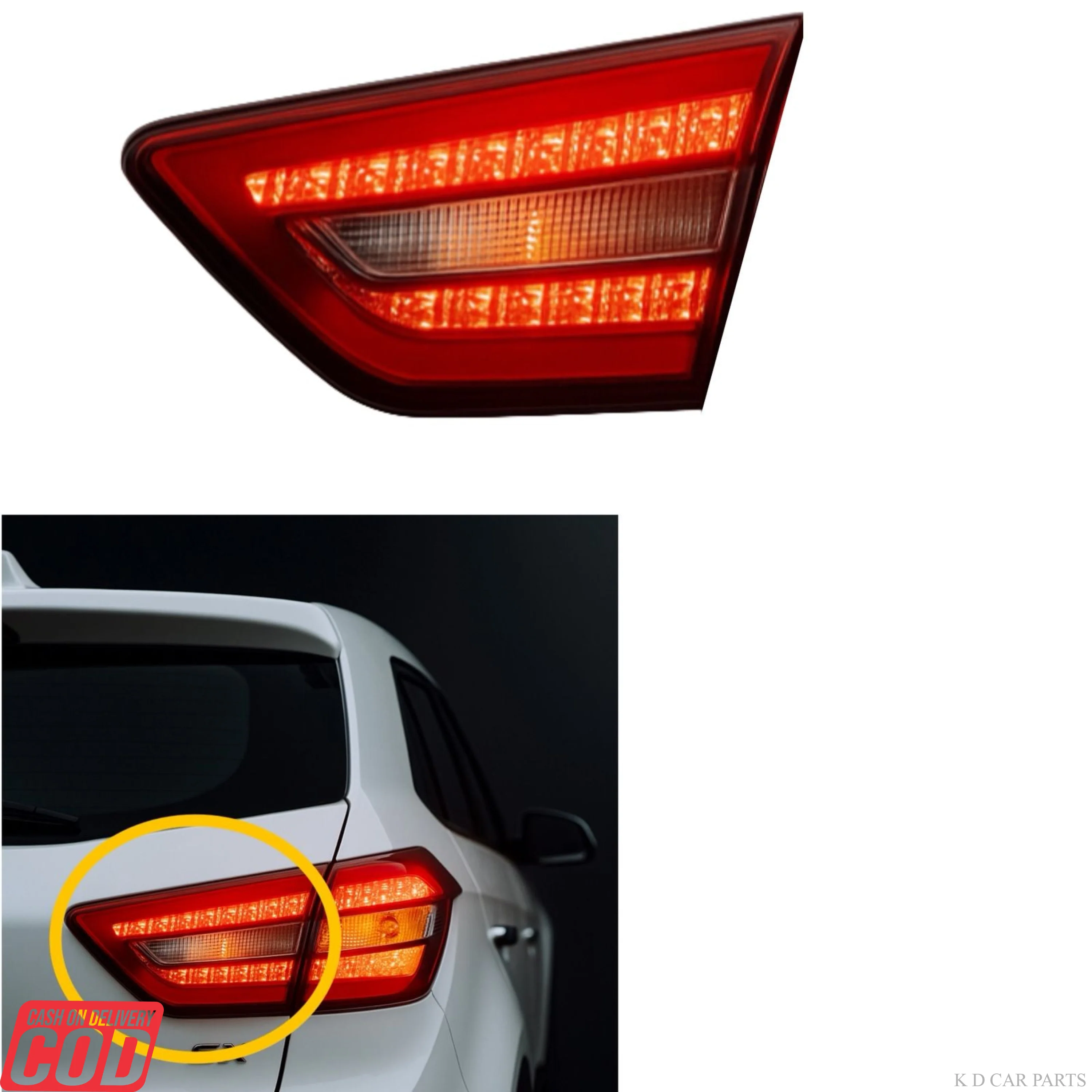 K D LED Taillight/Dicky light assembly For Hyundai Creta 2015-2018 - Image 2