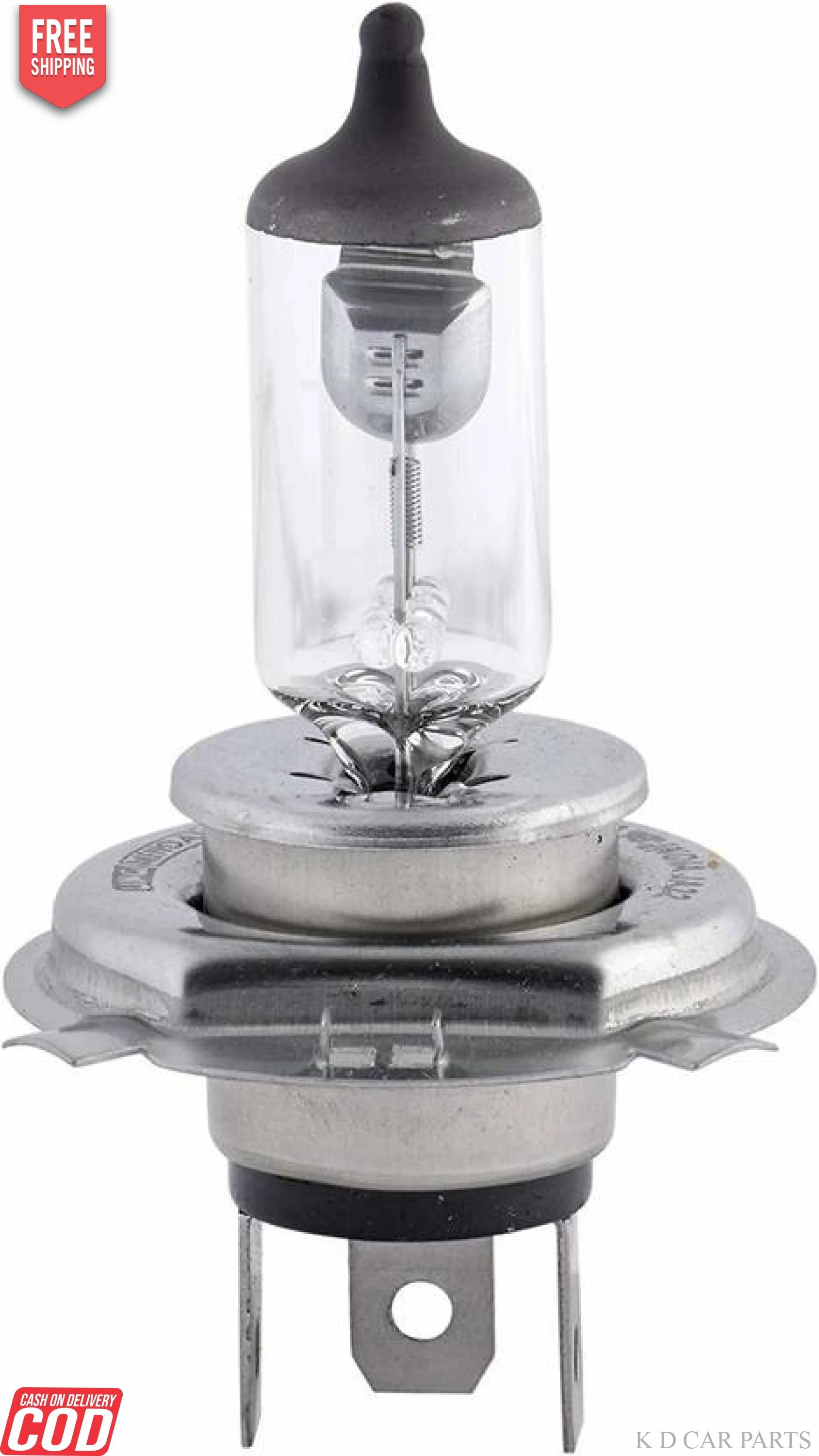 K D Minda H4-5001H H4 P43 12V 60/55W Ultimate Yellow-Head Light All Weather Halogen Bulb Quartz Glass - Pack of 200  (UNIVERSAL) - Image 2