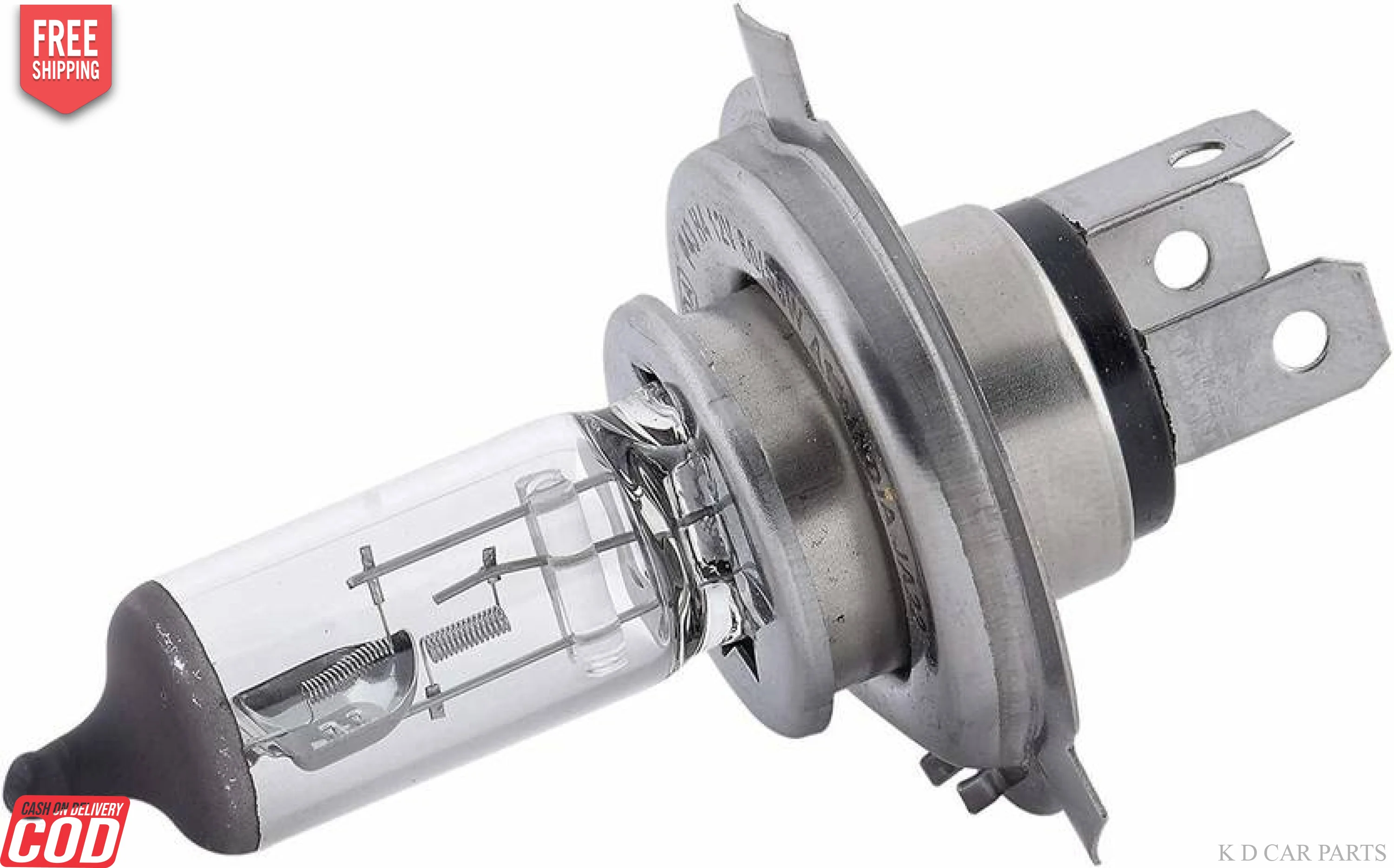 K D Minda H4-5001H H4 P43 12V 60/55W Ultimate Yellow-Head Light All Weather Halogen Bulb Quartz Glass - Pack of 200  (UNIVERSAL) - Image 3