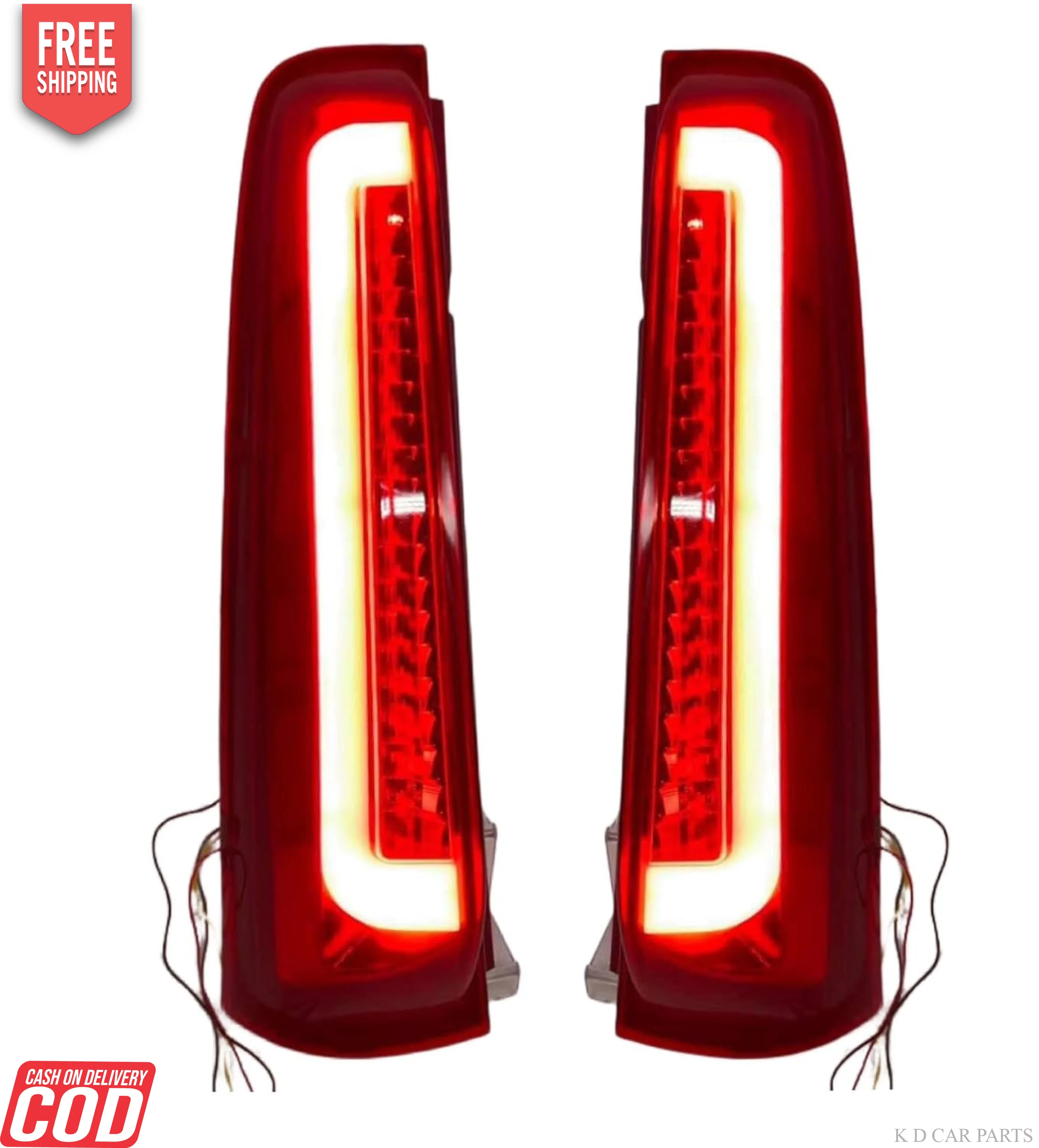 K D Pillar Light For Mahindra Scorpio S2/S10/S11 (All S Variants) Right & Left Both Sides (Pair) LED