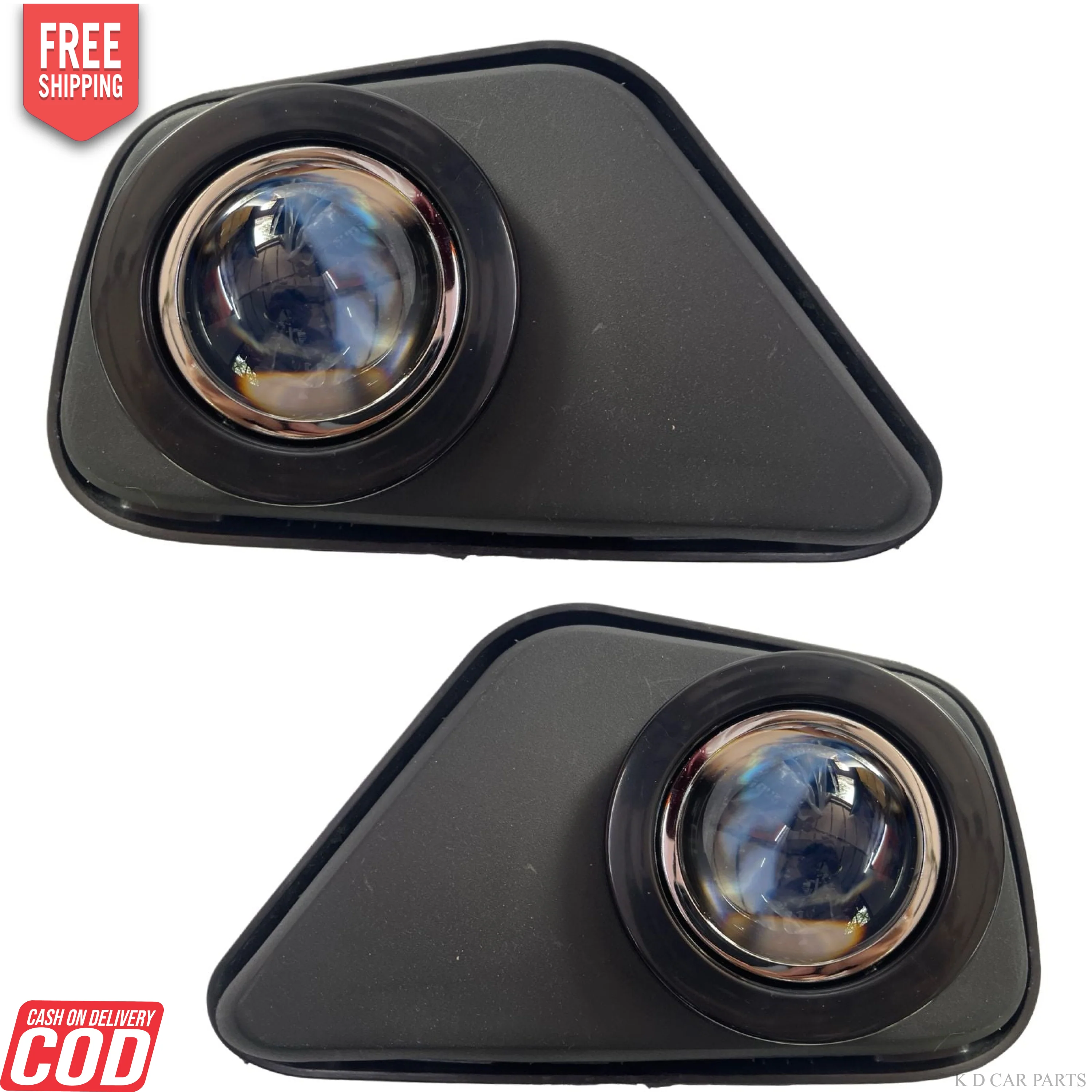 K D PROJECTOR Fog Lamp for Mahindra Bolero, 2020-Now Model (WARM WHITE HALOGEN BULB)