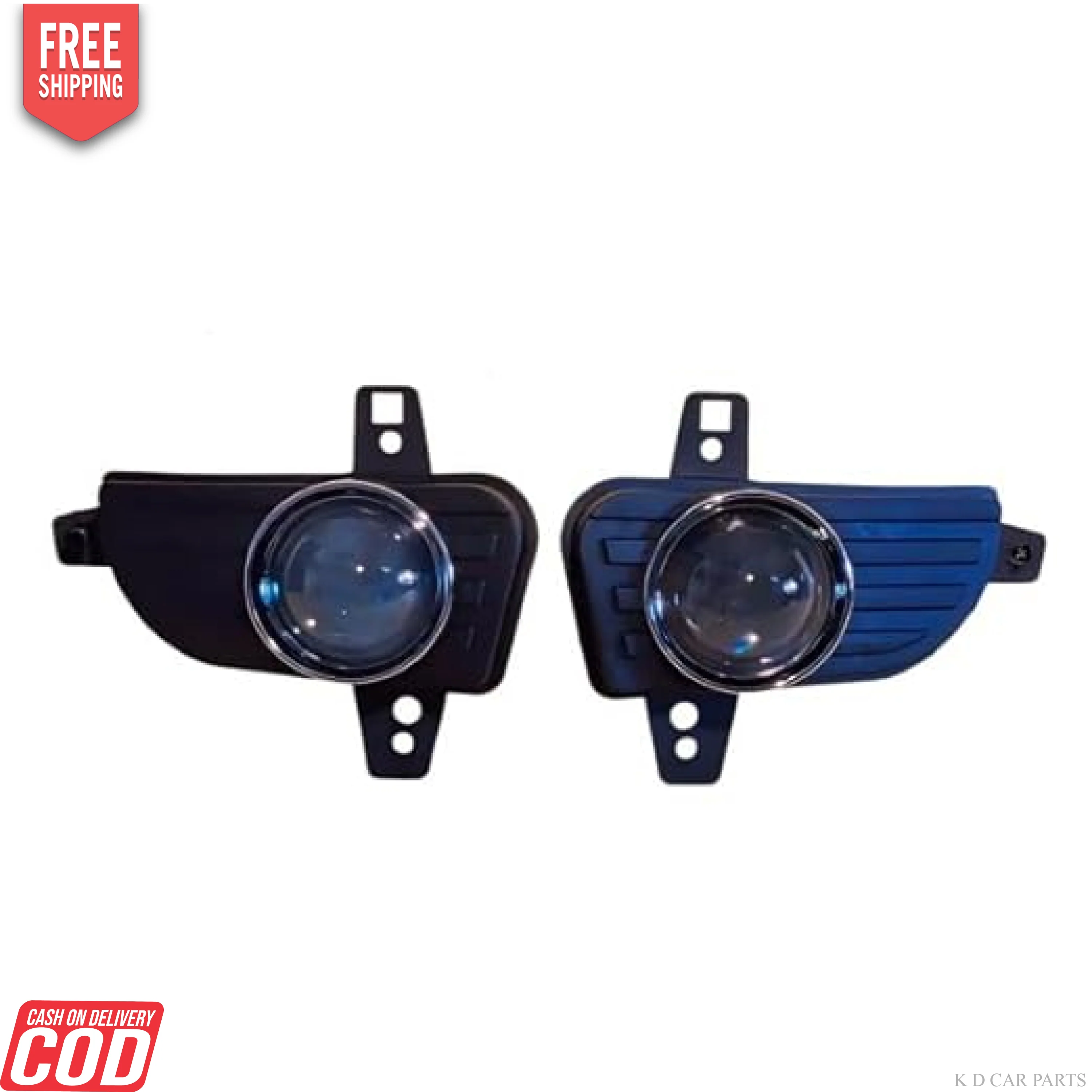 K D PROJECTOR Fog Lamp for Mahindra Scorpio Classic , 2022-Onwards (WARM WHITE HALOGEN BULB)
