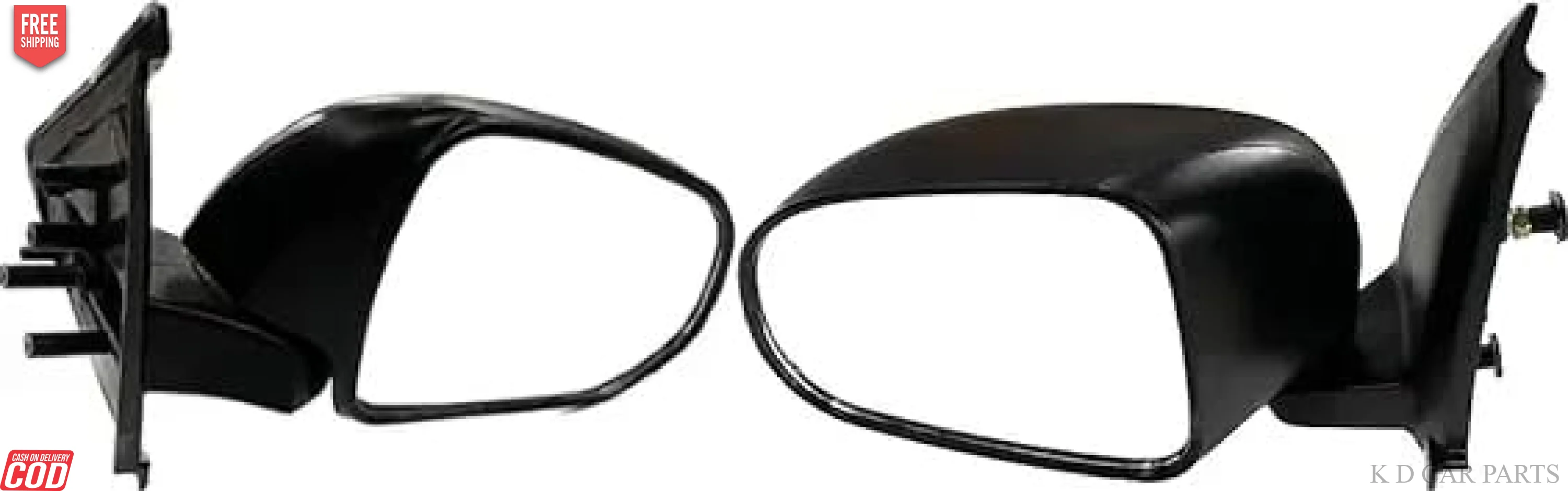 K D Side/Door Mirror for Datsun GO (Black) - Image 8