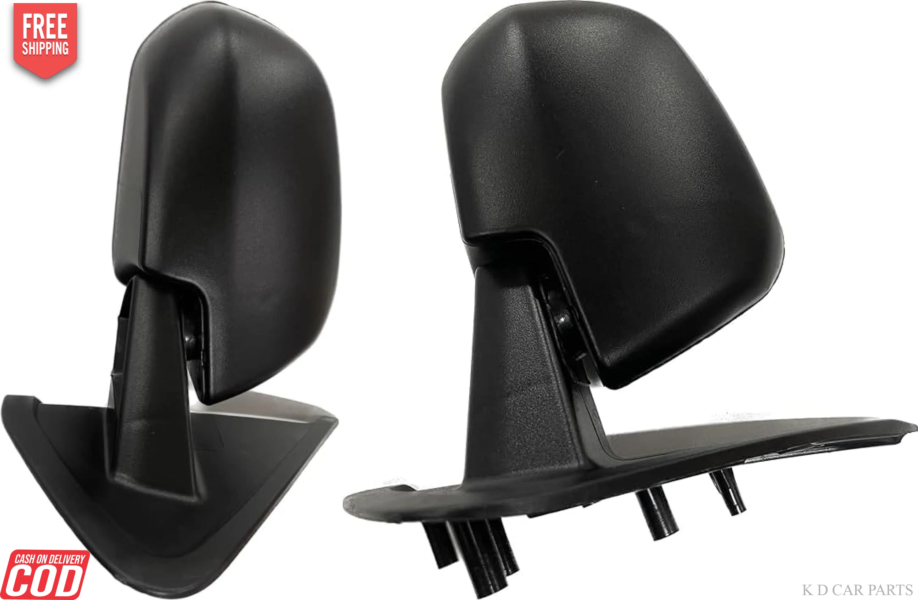 K D Side/Door Mirror for Datsun GO (Black) - Image 9