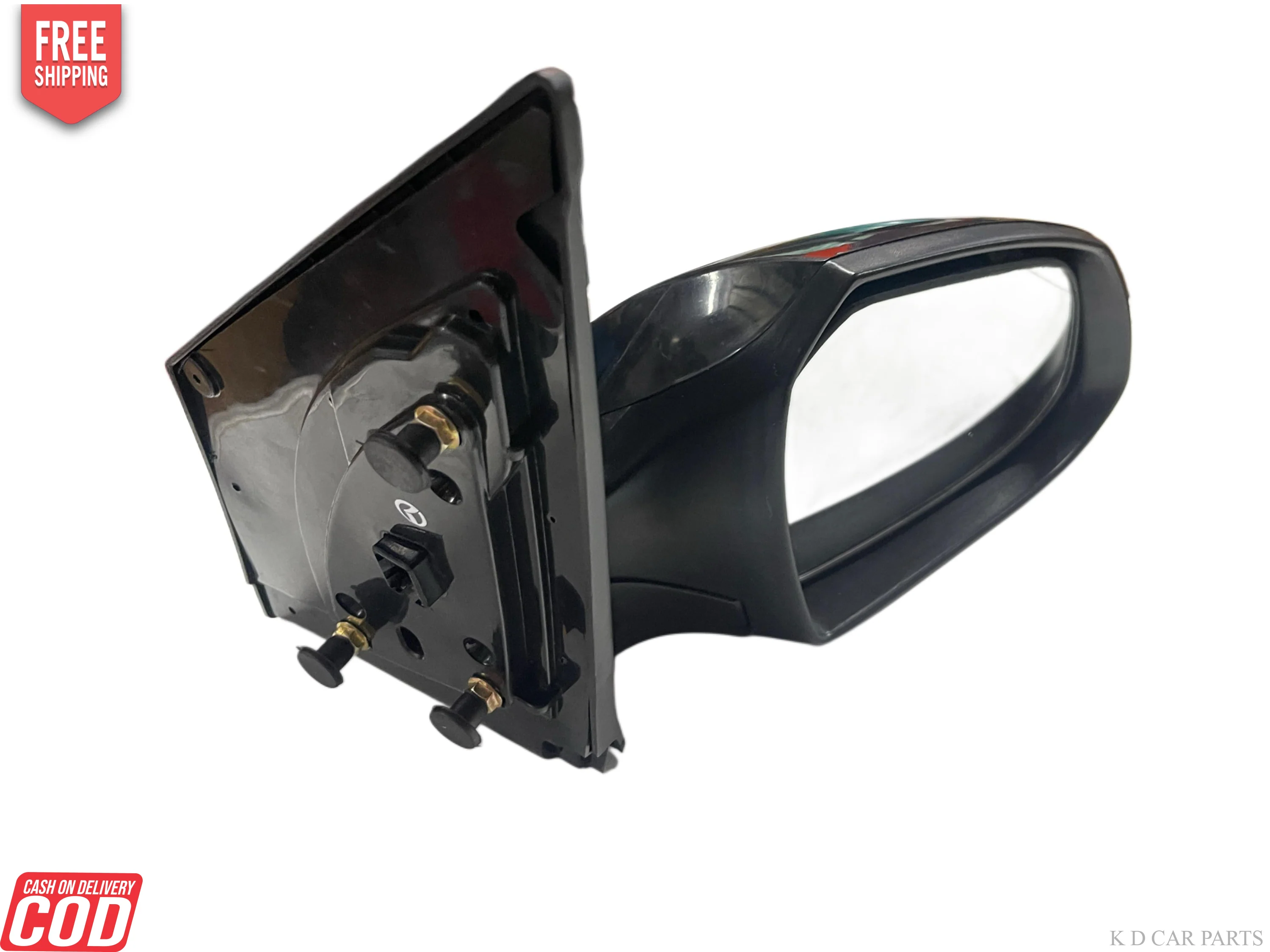 K D Side/Door Mirror for Hyundai Xcent/ I10 Grand Electrical Motor With Indicator (Without Power Fold)(Black) WITH COUPLER - Image 7
