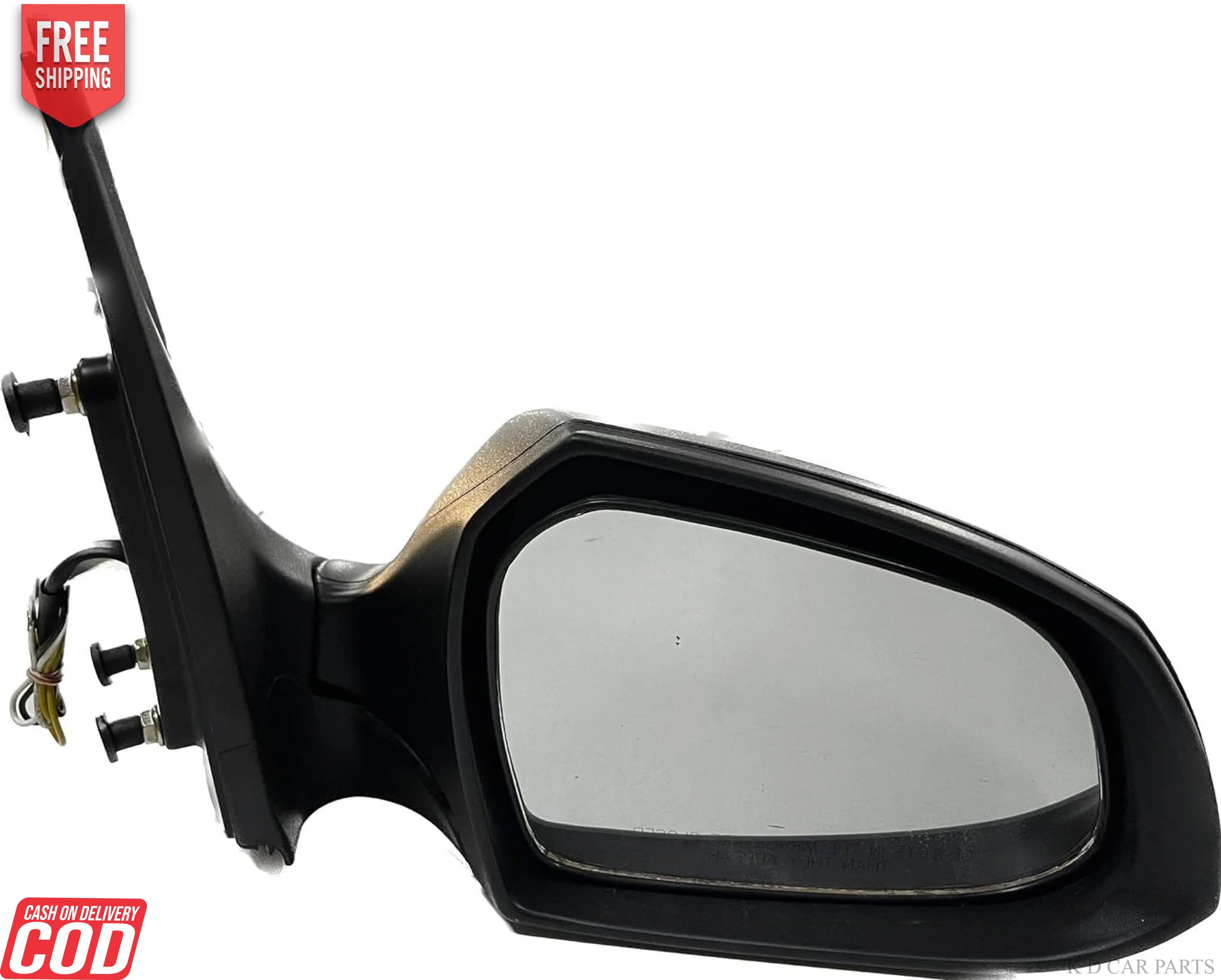 K D Side/Door Mirror for Hyundai Xcent / I10 Grand Electrical Motor Without Indicator(Black)WITH COUPLER