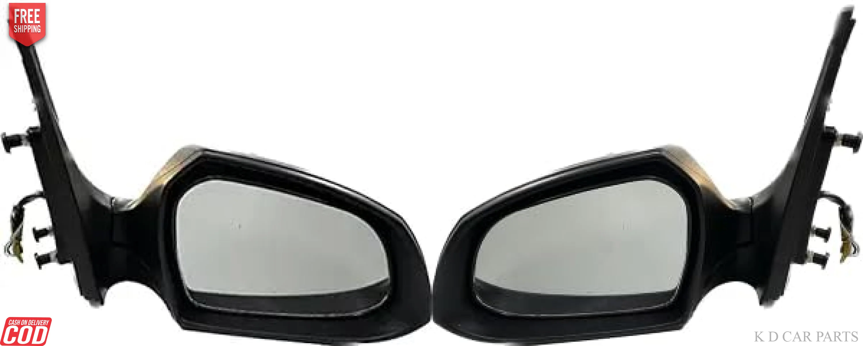 K D Side/Door Mirror for Hyundai Xcent / I10 Grand Electrical Motor Without Indicator(Black)WITH COUPLER - Image 15