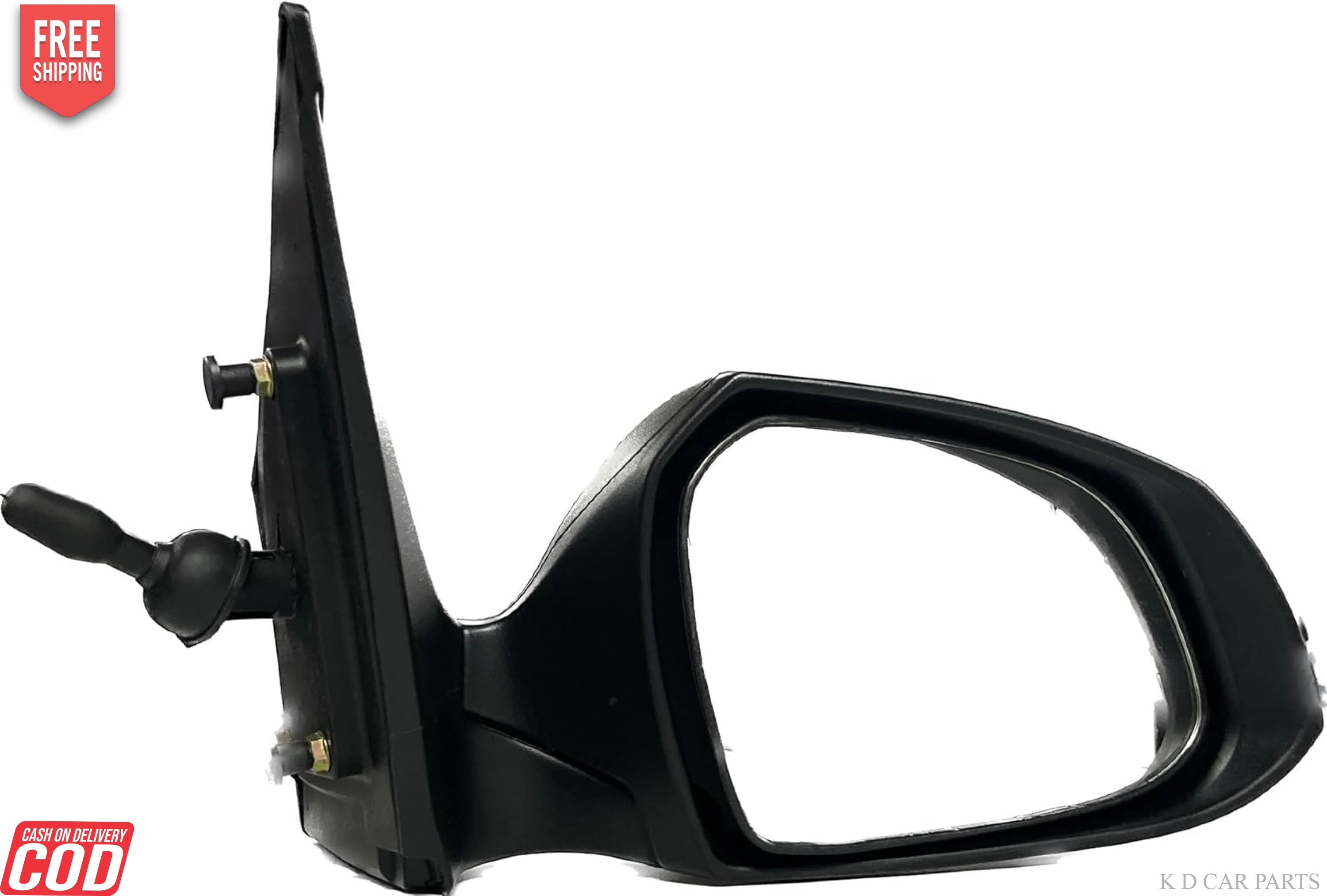 K D Side/Door Mirror for Hyundai XCENT / I10 Grand Manual (Black) VX