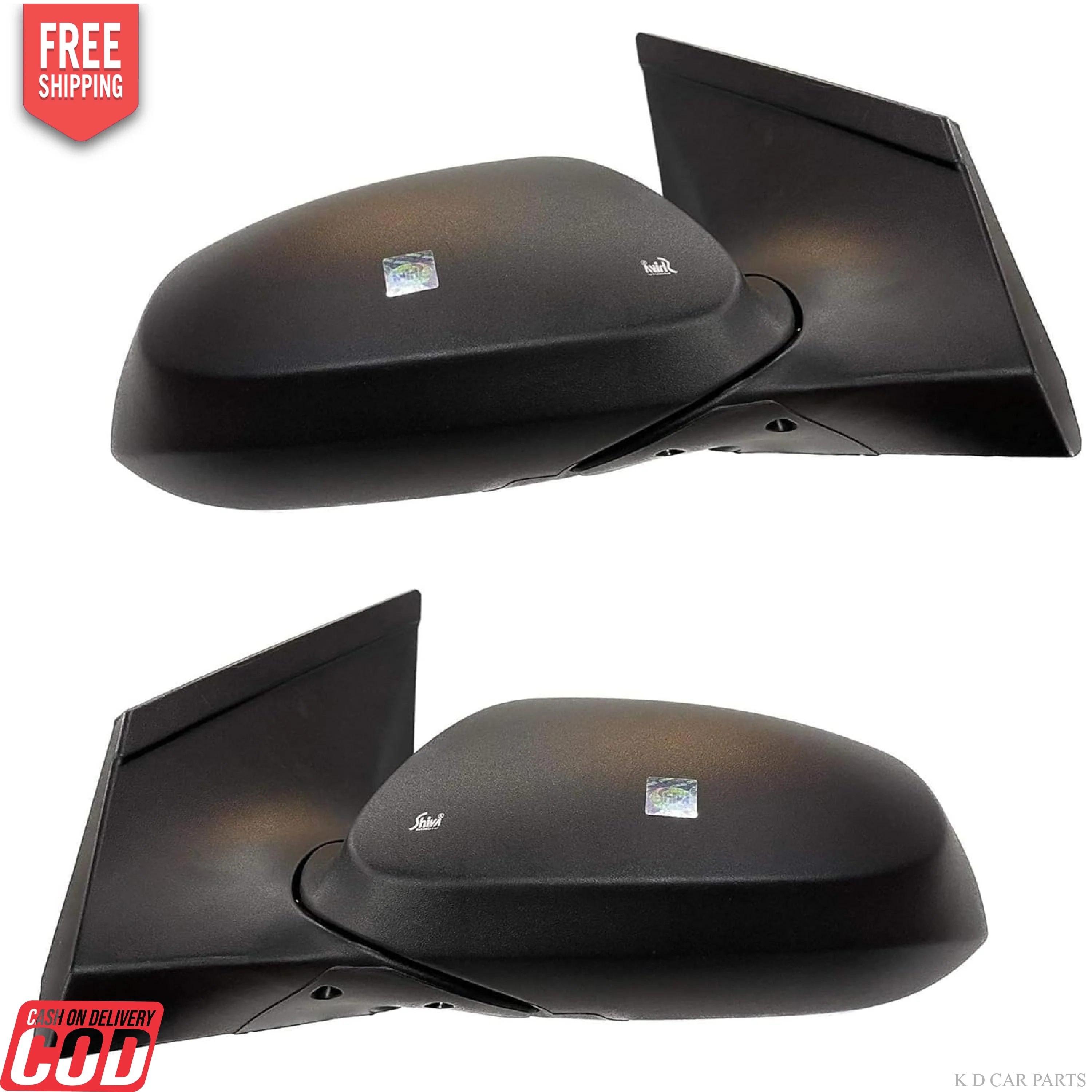 K D Side/Door Mirror for Hyundai XCENT / I10 Grand Manual (Black) VX - Image 12