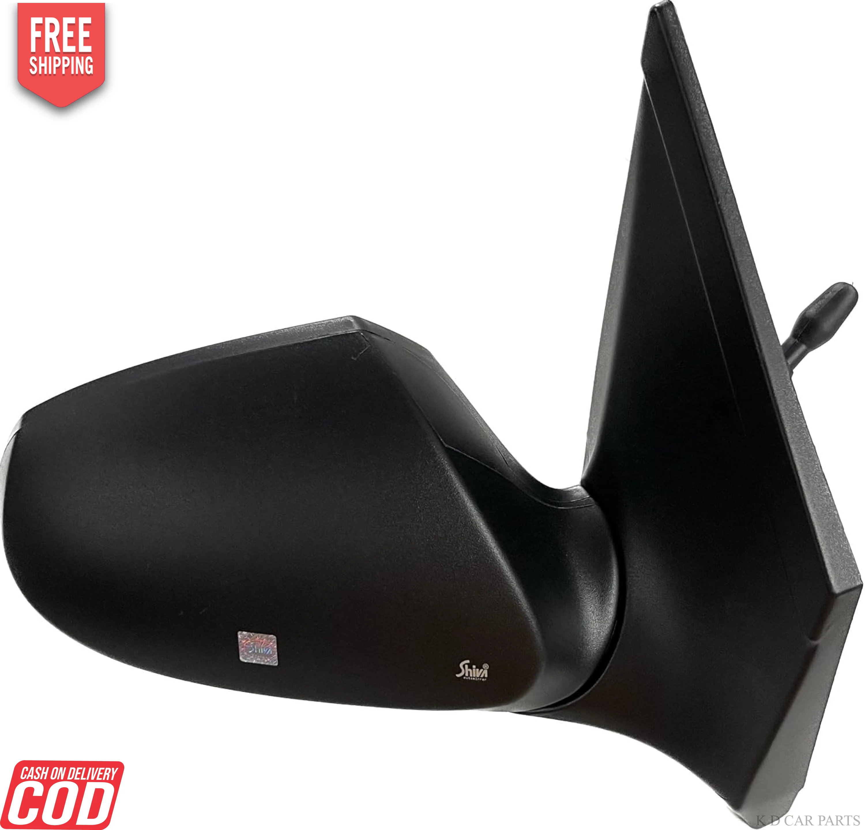 K D Side/Door Mirror for Hyundai XCENT / I10 Grand Manual (Black) VX - Image 5