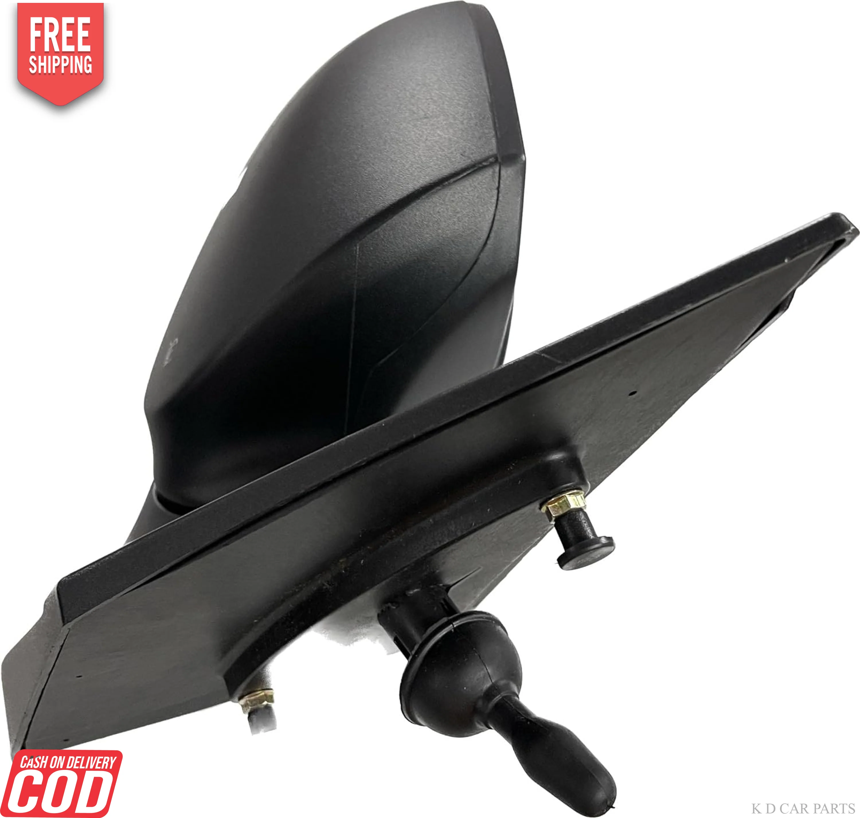 K D Side/Door Mirror for Hyundai XCENT / I10 Grand Manual (Black) VX - Image 6