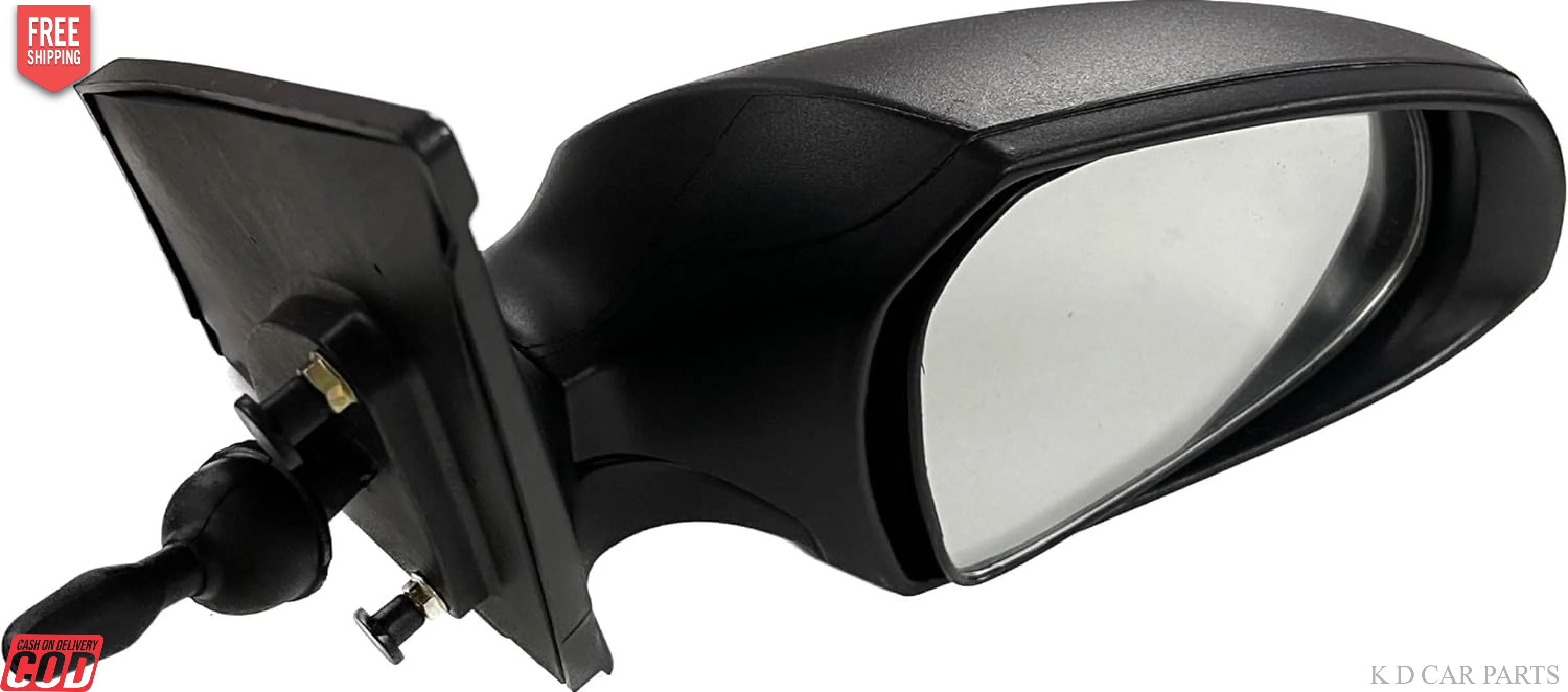 K D Side/Door Mirror for Hyundai XCENT / I10 Grand Manual (Black) VX - Image 9
