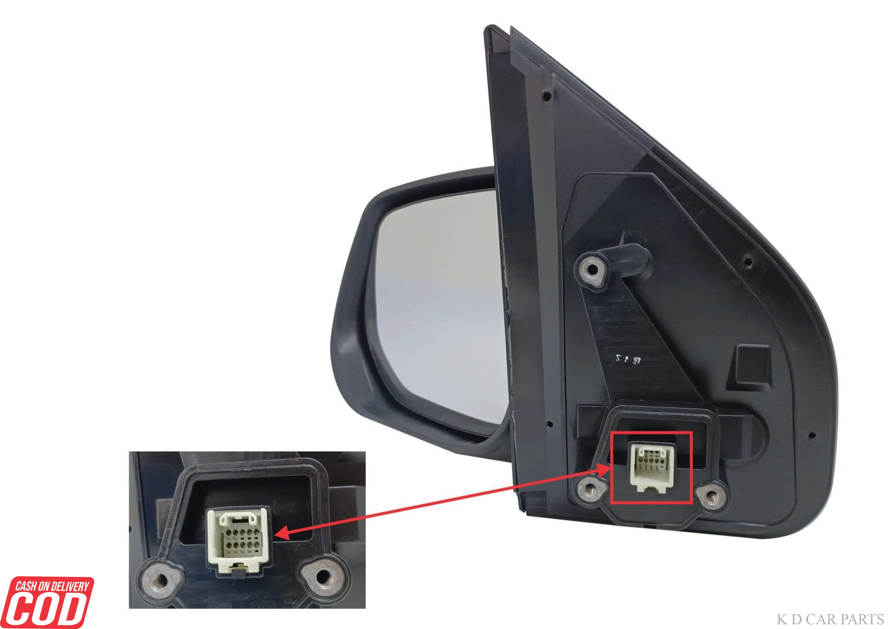 K D Side/Door Mirror For ISUZU-DMAX 2002-2007 Motor with indicator coupler - Image 4