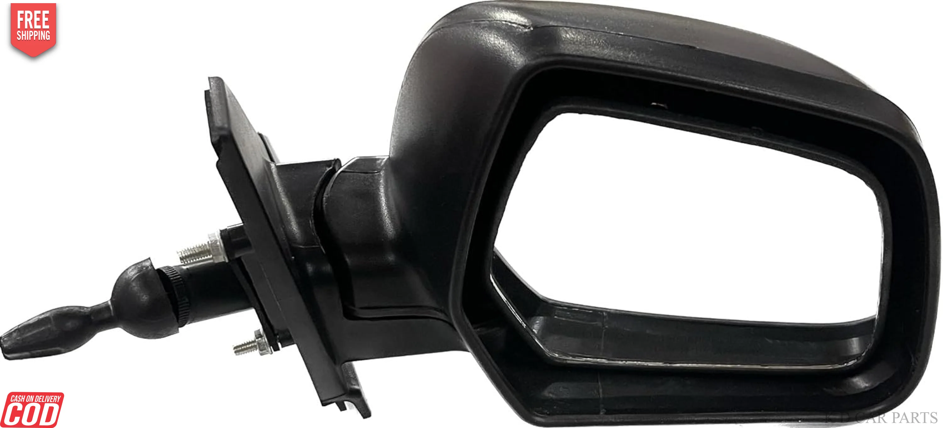 K D Side/Door Mirror for Mahindra KUV 100 Adjustable(Black)