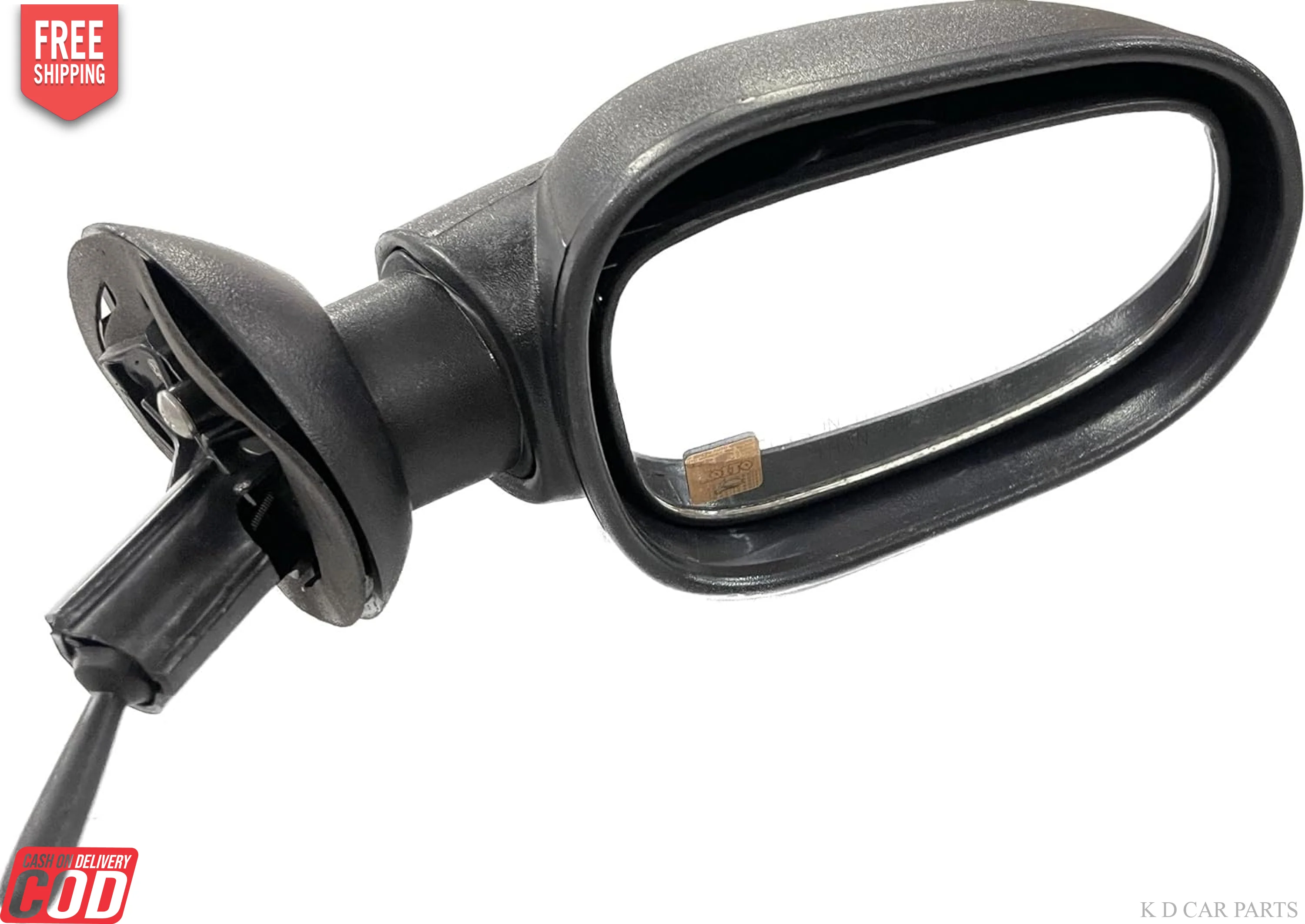 K D Side/Door Mirror for Mahindra Logan VX Adjustable (Black)