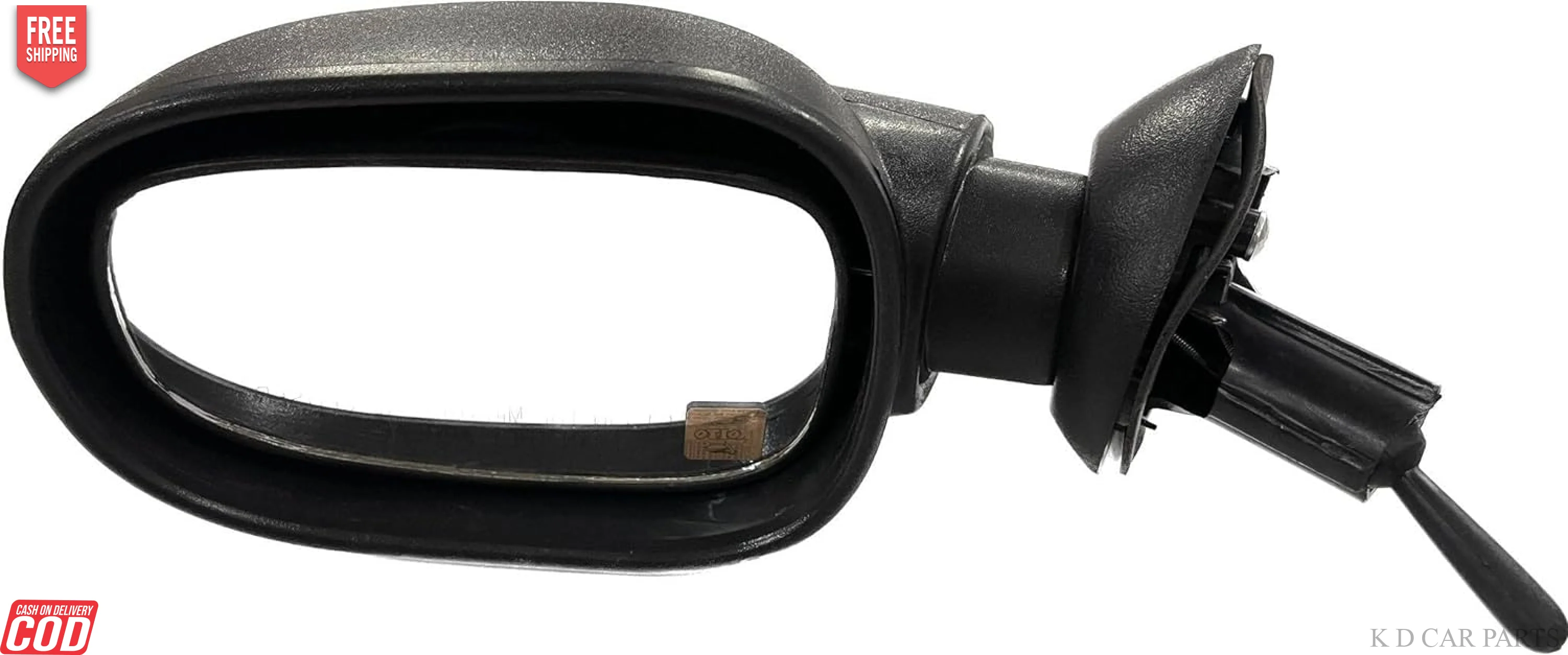 K D Side/Door Mirror for Mahindra Logan VX Adjustable (Black) - Image 2