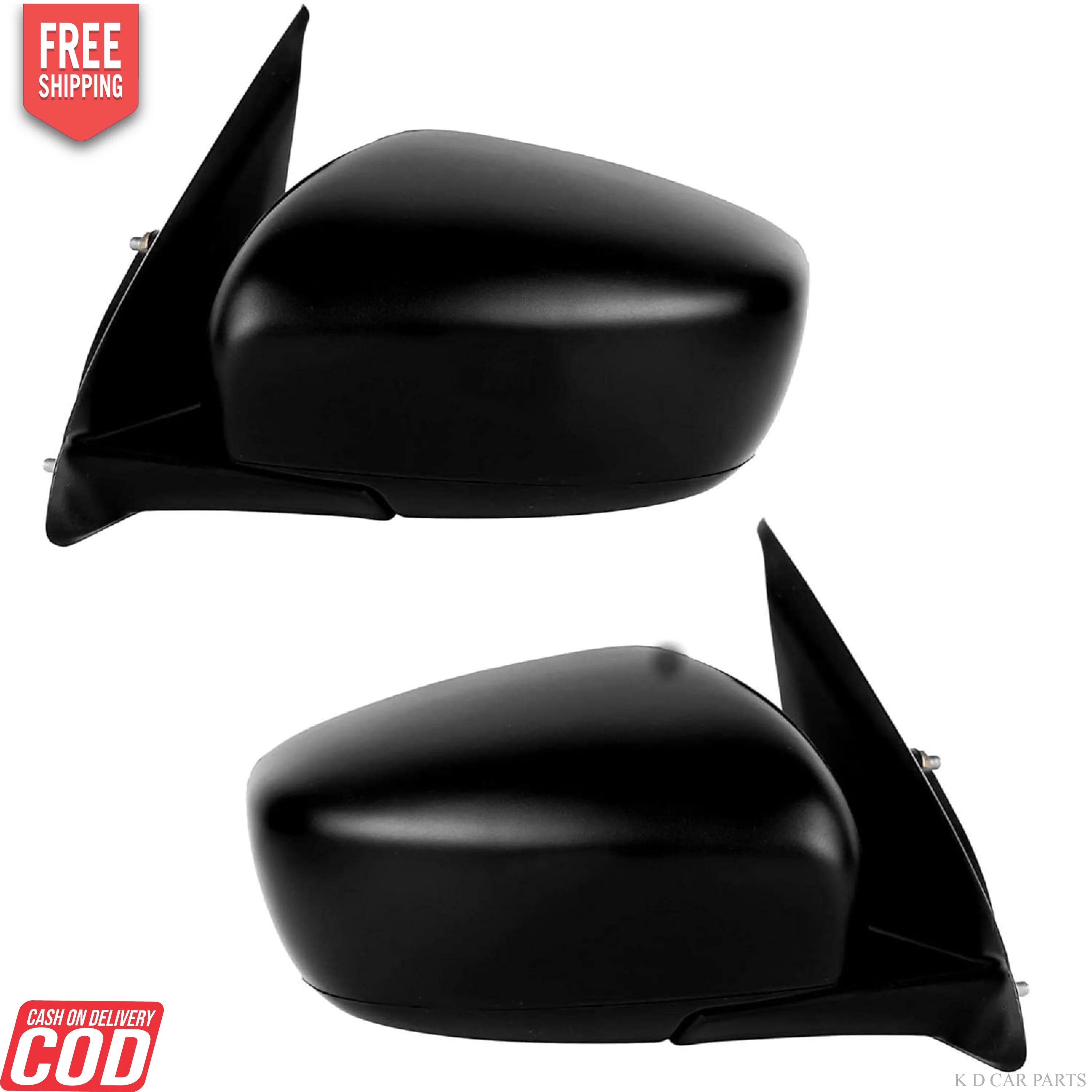 K D Side/Door Mirror for Maruti Alto 800 LX Non- Adjustable(Black) - Image 10