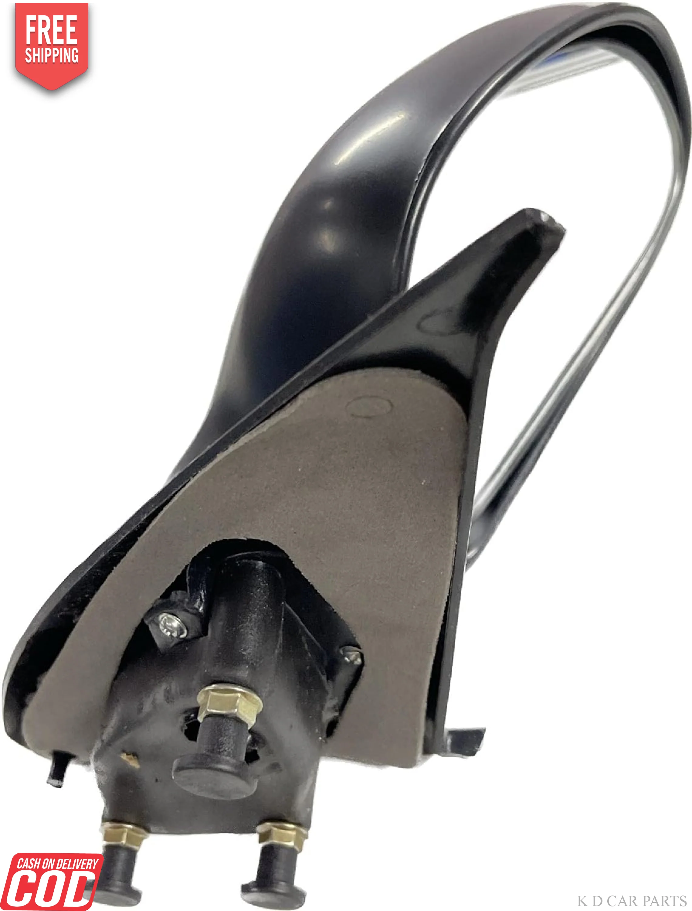 K D Side/Door Mirror for Maruti Alto 800 LX Non- Adjustable(Black) - Image 5