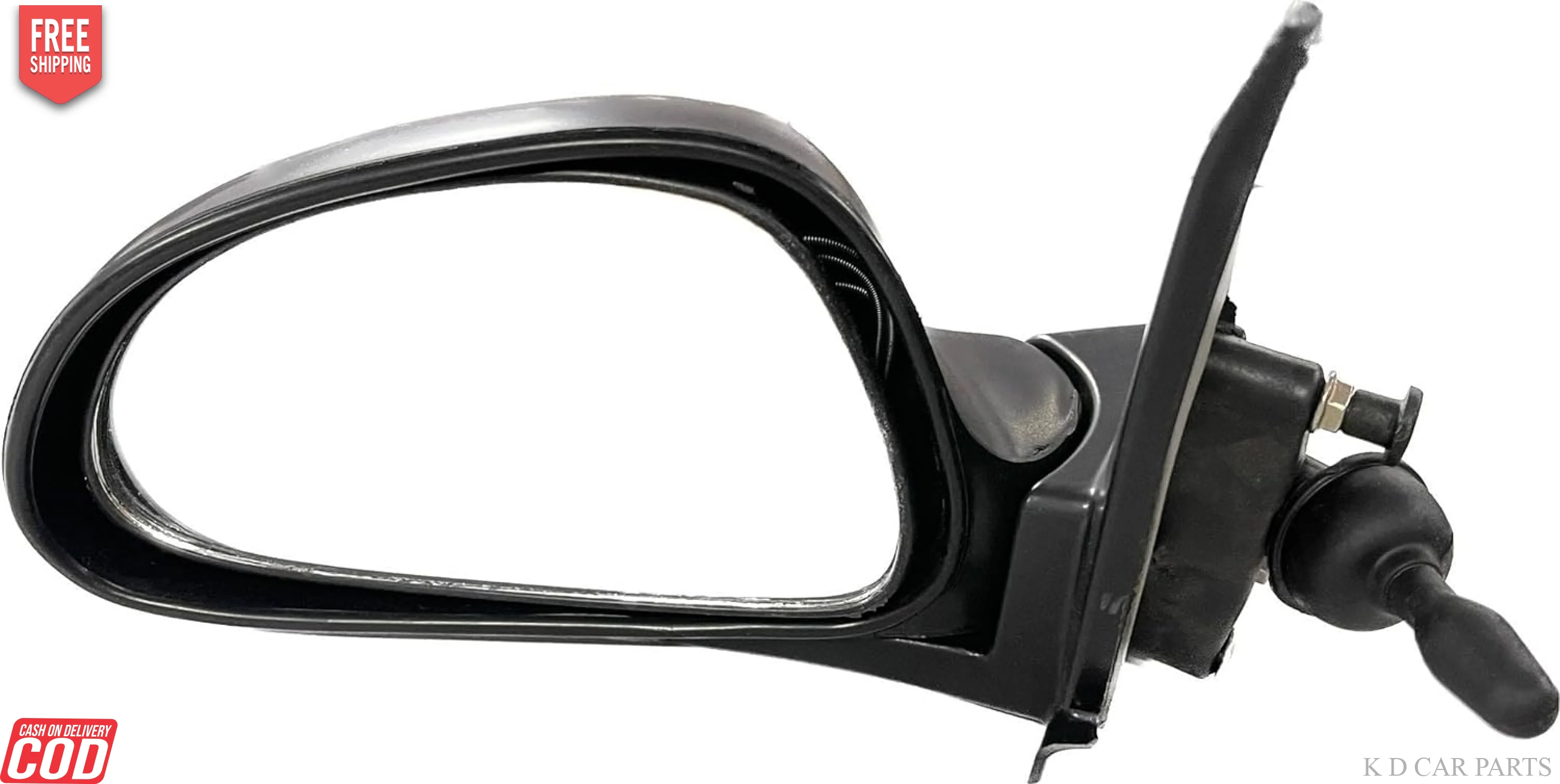 K D Side/Door Mirror for Maruti Alto 800 VX Adjustable(Black) - Image 5
