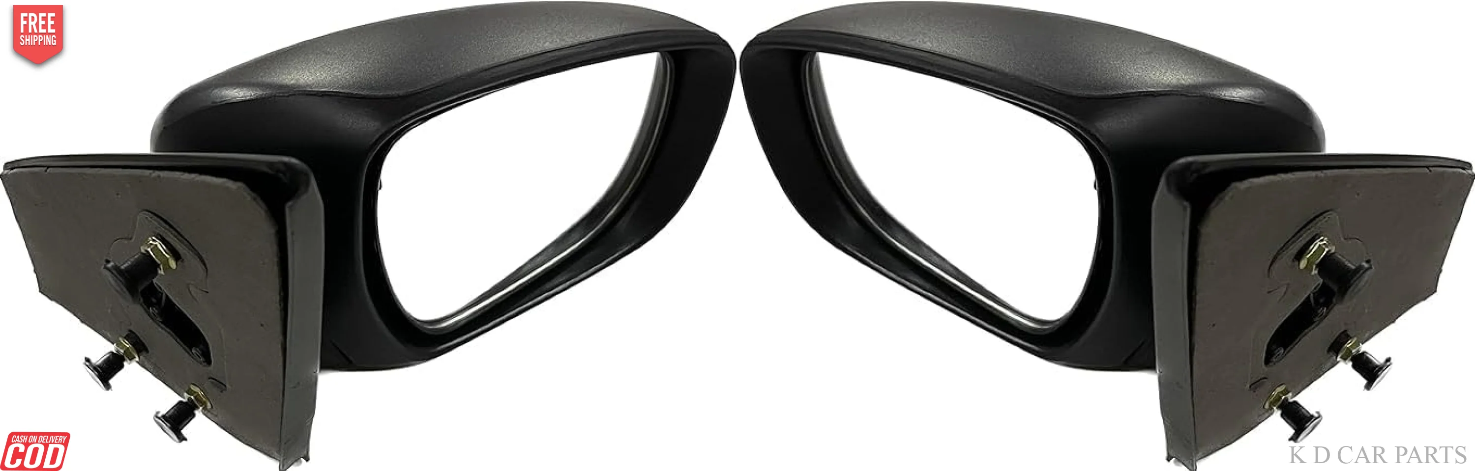 K D Side/Door Mirror for Maruti Celerio LX Non- Adjustable(Black) - Image 10
