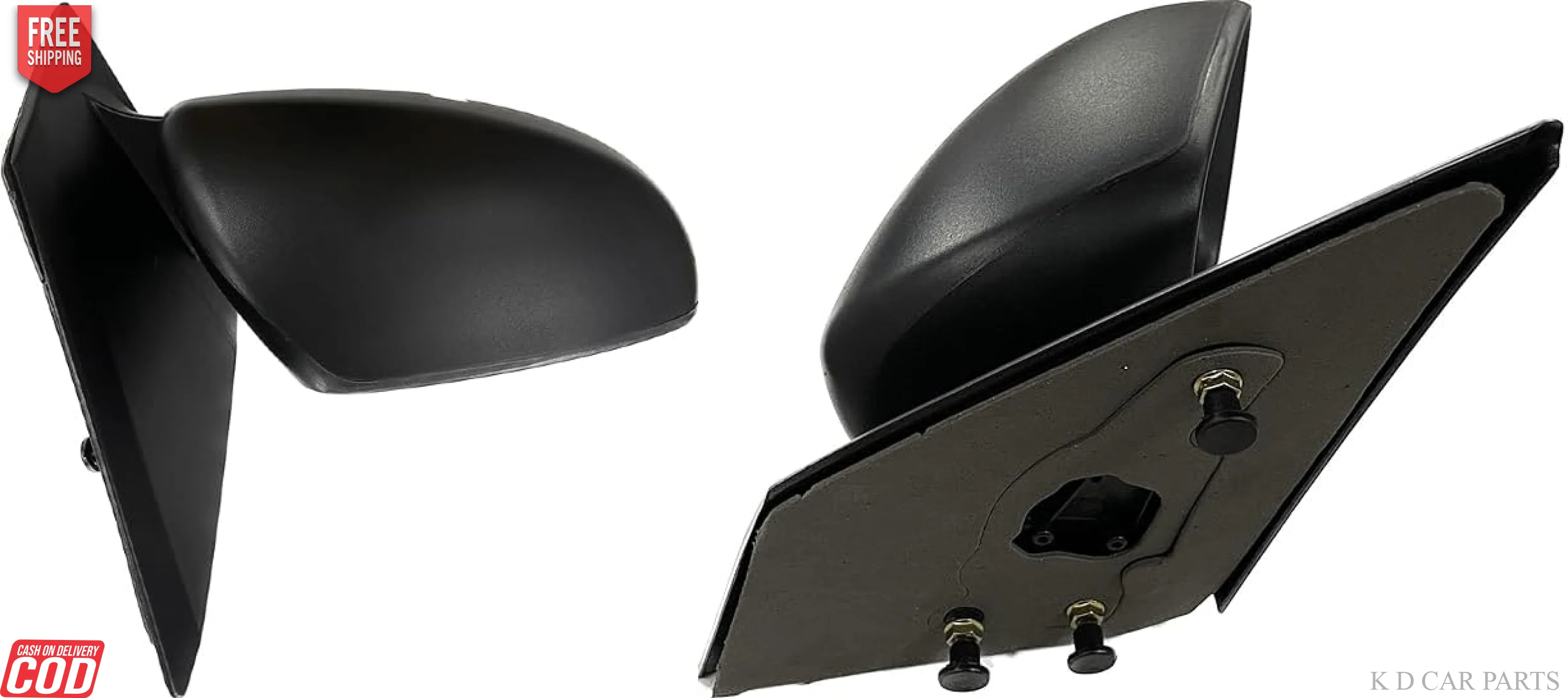 K D Side/Door Mirror for Maruti Celerio LX Non- Adjustable(Black) - Image 11