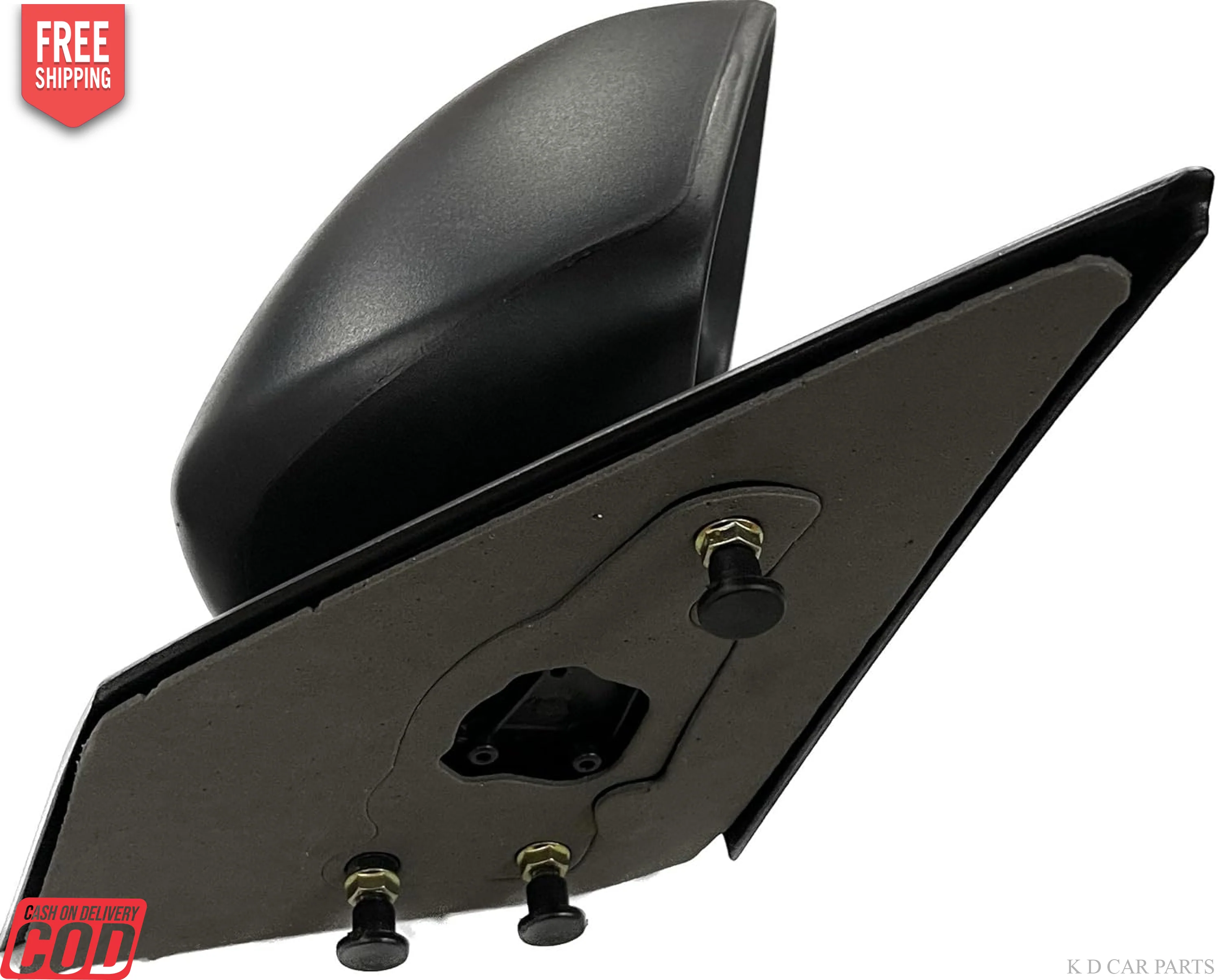 K D Side/Door Mirror for Maruti Celerio LX Non- Adjustable(Black) - Image 3