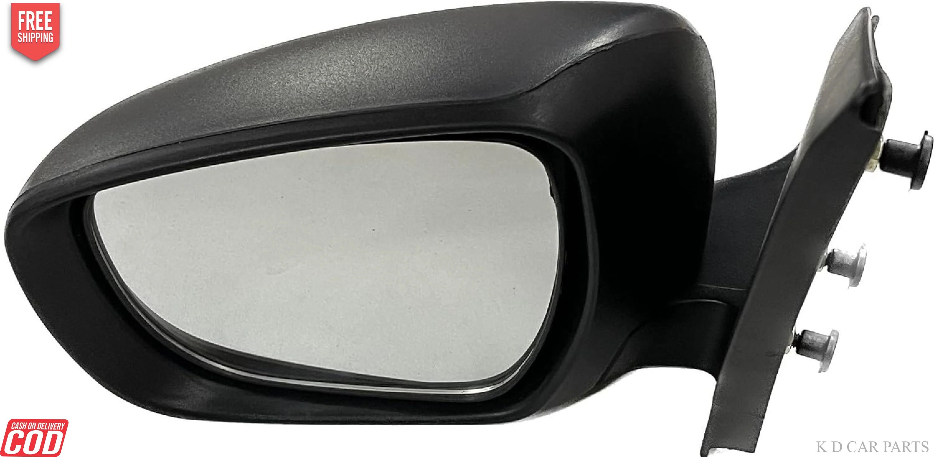 K D Side/Door Mirror for Maruti Celerio LX Non- Adjustable(Black) - Image 7