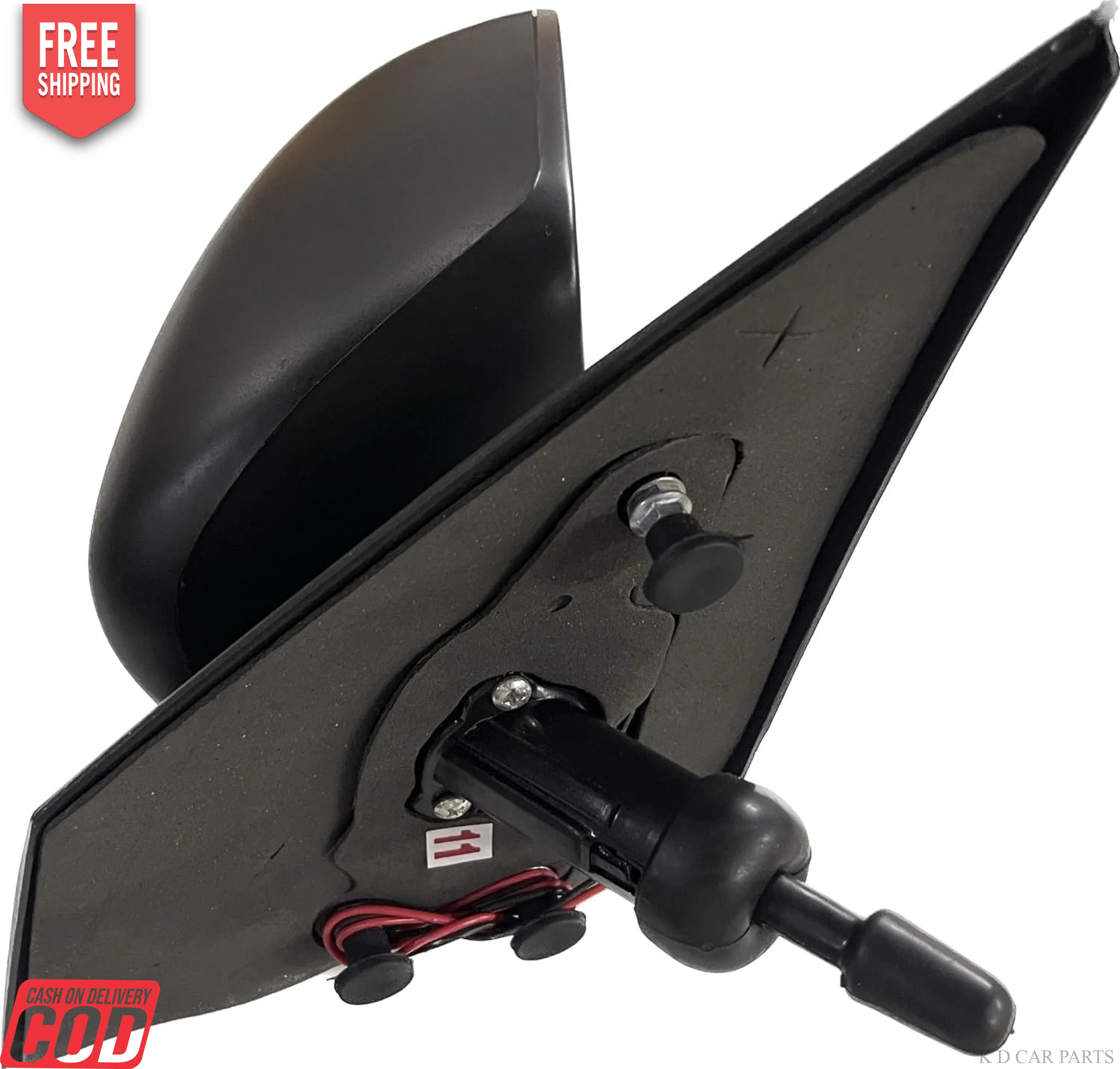 K D Side/Door Mirror for Maruti Celerio Manual Adjustable With Indicator  & Coupler 2013-2021 NON-AUTOFOLD - Image 5