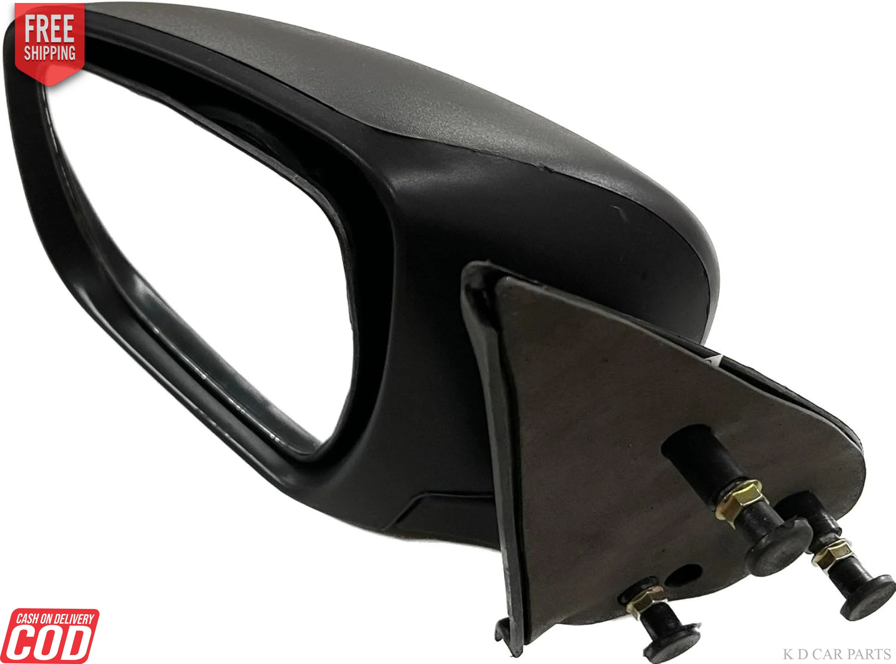 K D Side/Door Mirror for Maruti Dzire 2017- Now Non- Adjustable LX (Black) - Image 5