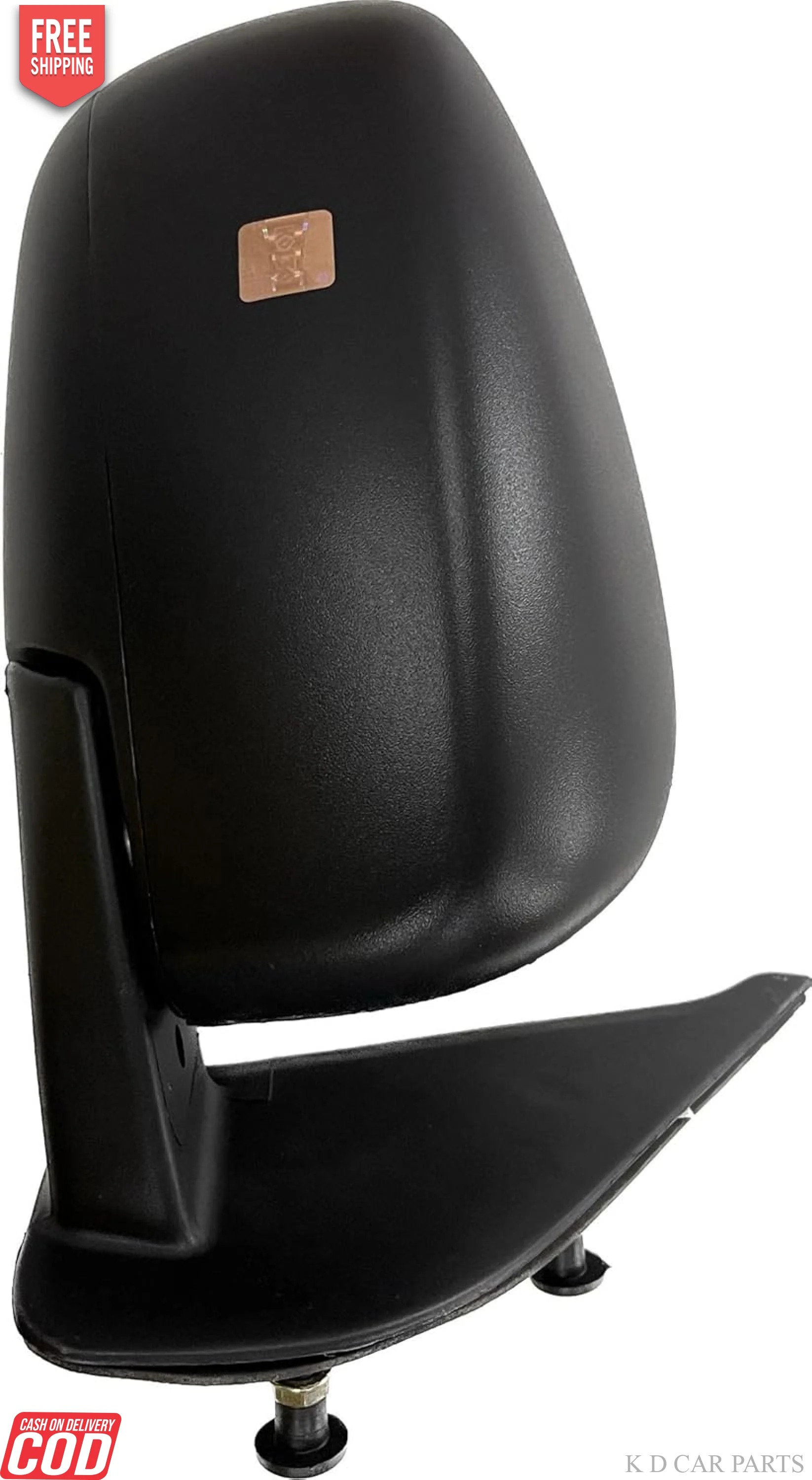 K D Side/Door Mirror for Maruti Dzire 2017- Now Non- Adjustable LX (Black) - Image 7
