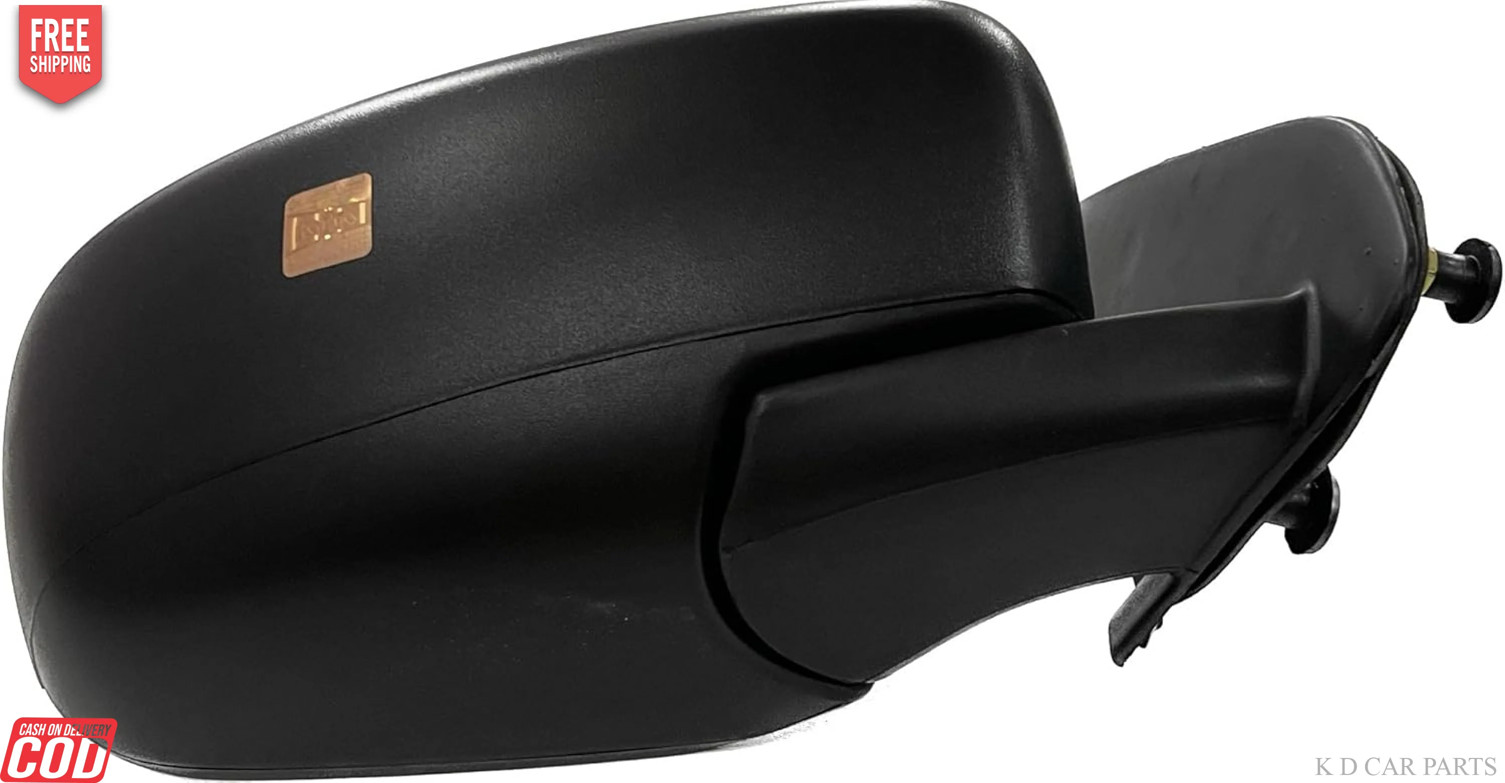 K D Side/Door Mirror for Maruti Dzire 2017- Now Non- Adjustable LX (Black) - Image 8