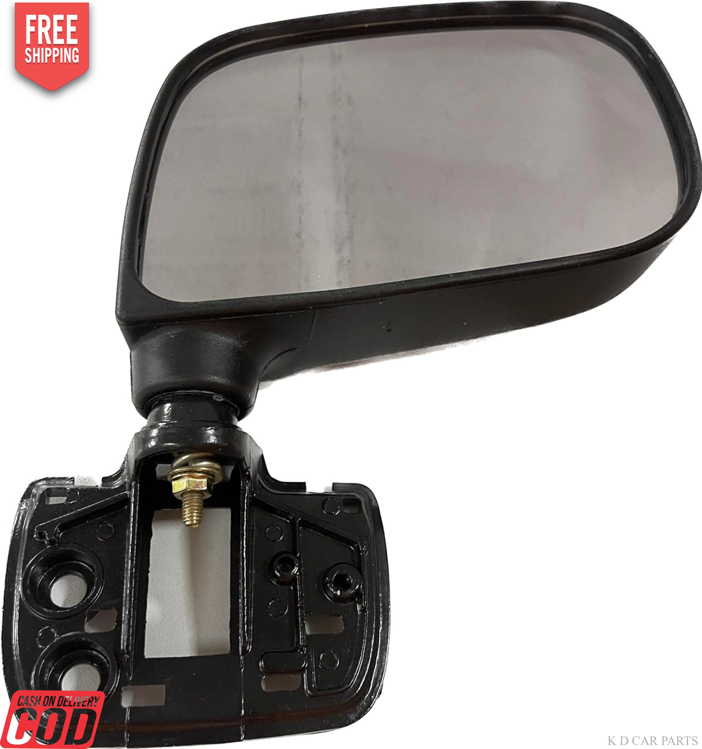 K D Side/Door Mirror for Maruti Zen Estilo (Black) - Image 2