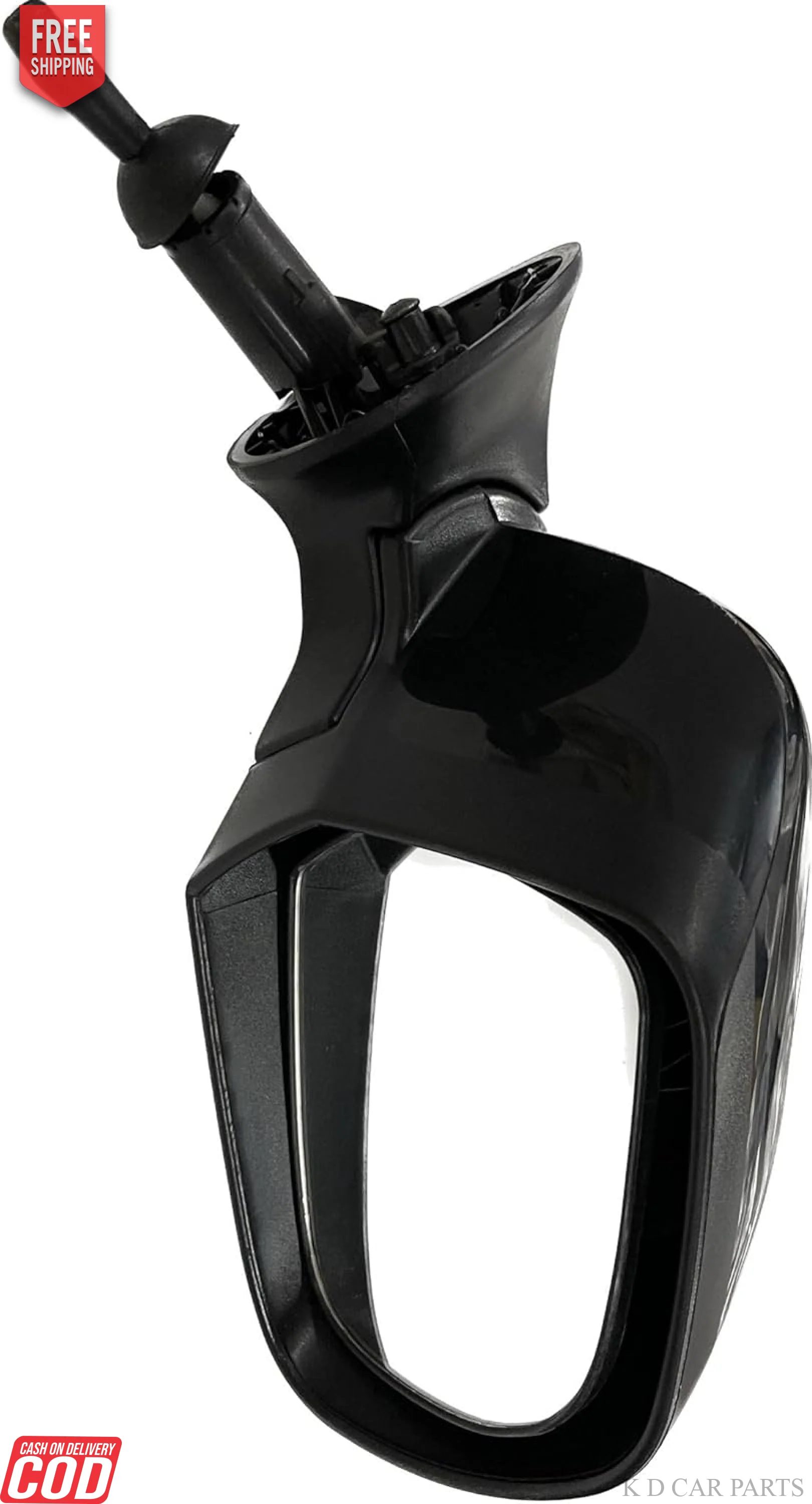 K D Side/Door Mirror for Renault Duster/Verito/Terrano Adjustable(Black) - Image 3